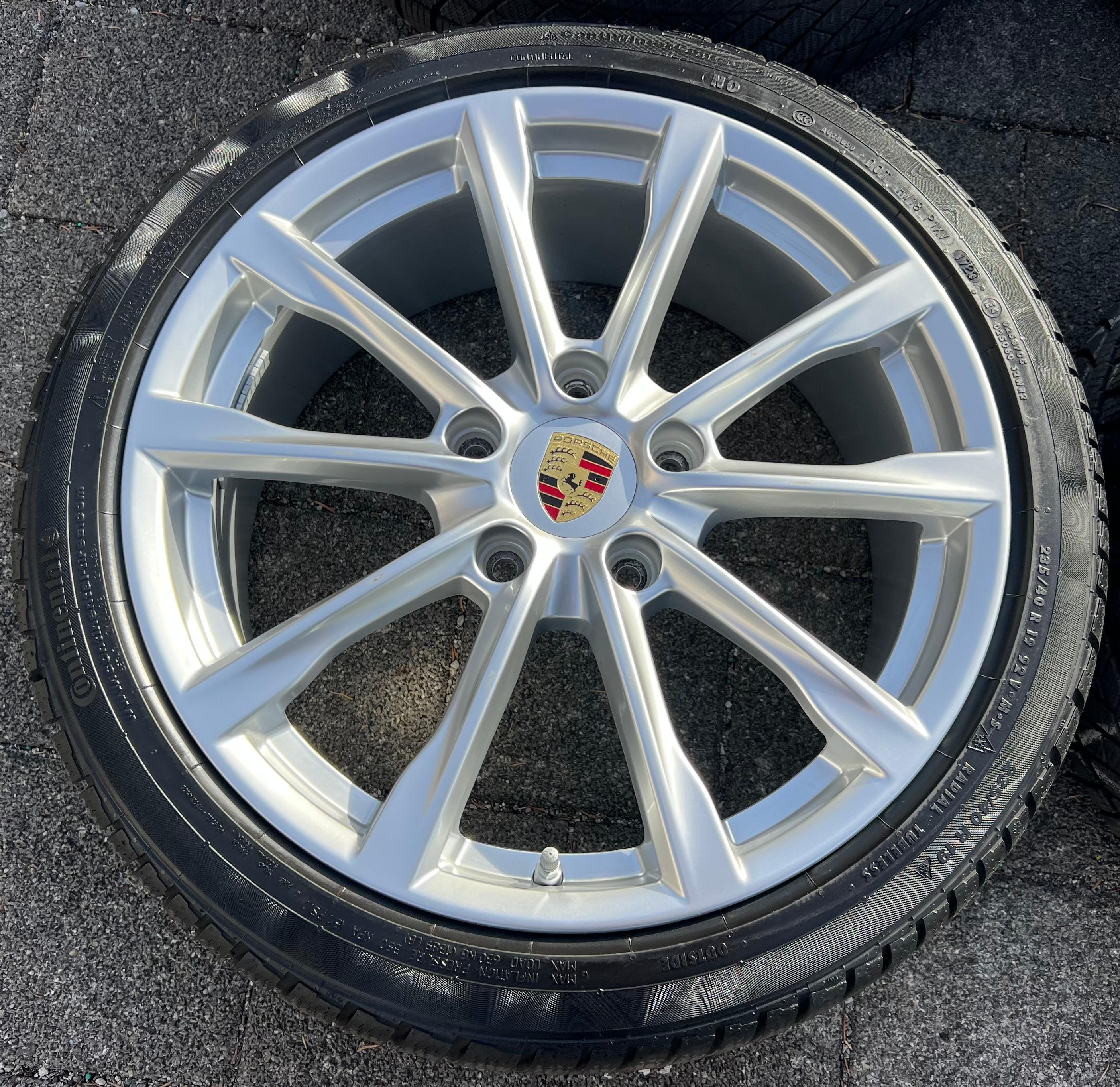 4 ORIGINAL 19" ALU WINTERRÄDER PORSCHE CAYMAN BOXSTER 718 982 982601025 RDKS
