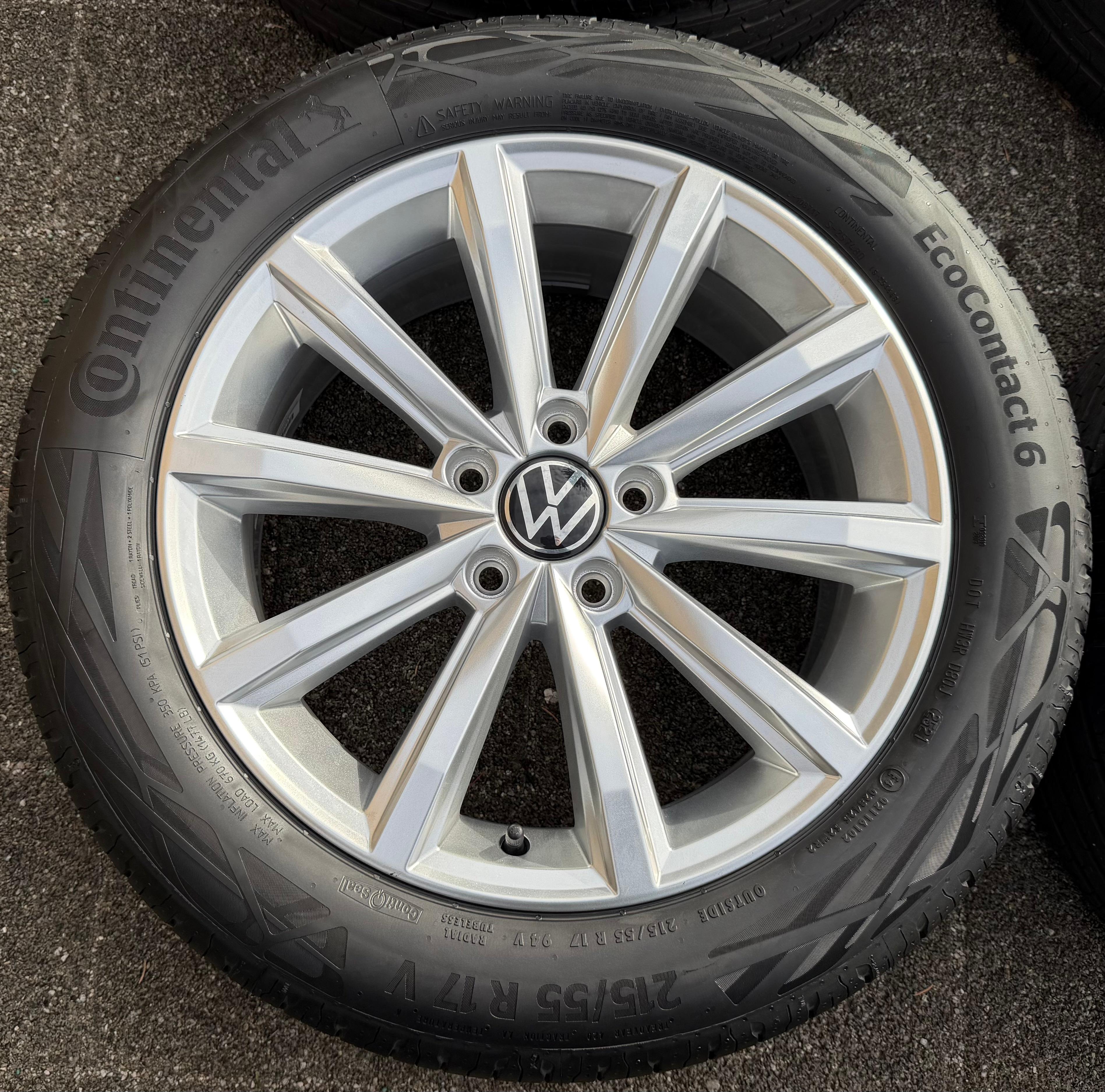 4 Original 17" Alu Sommerräder VW Passat 3G B8 B81 3G0601025BP London