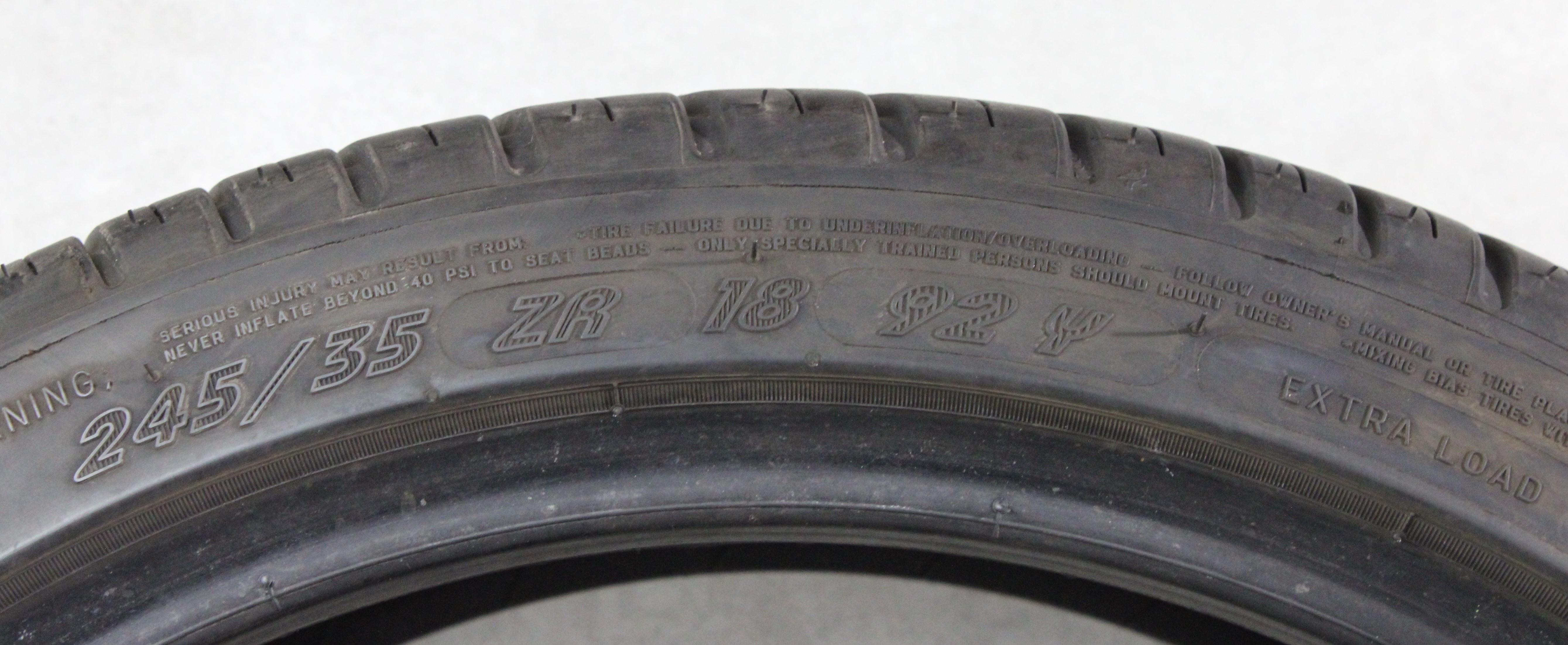 2 x 245/35R18 92Y Sommerreifen Michelin Pilot Sport 3 ZP Runflat 6,5mm 2020 XL