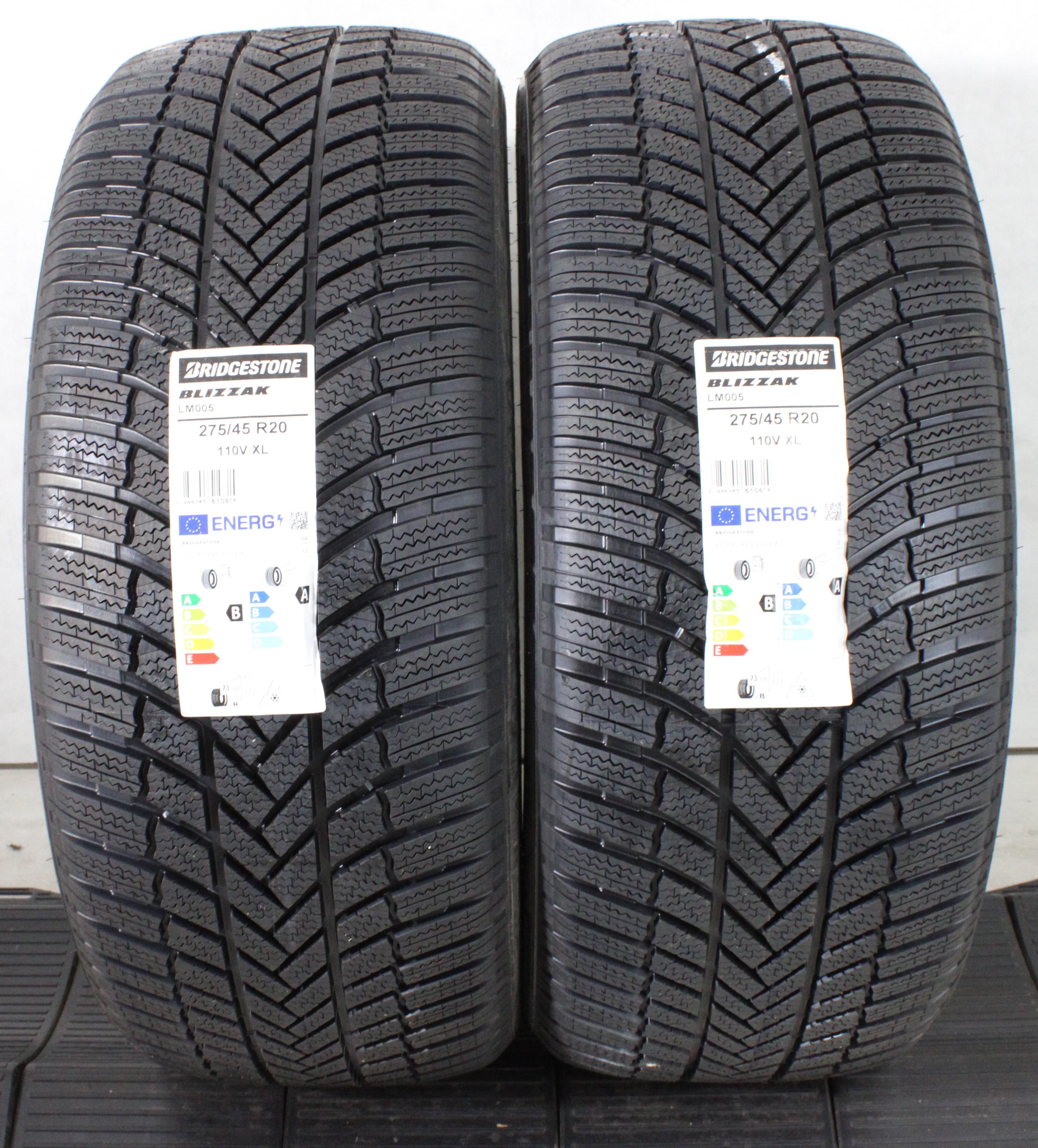 2 x 275/45R20 110V Winterreifen Bridgestone Blizzak LM005 NEU 2022