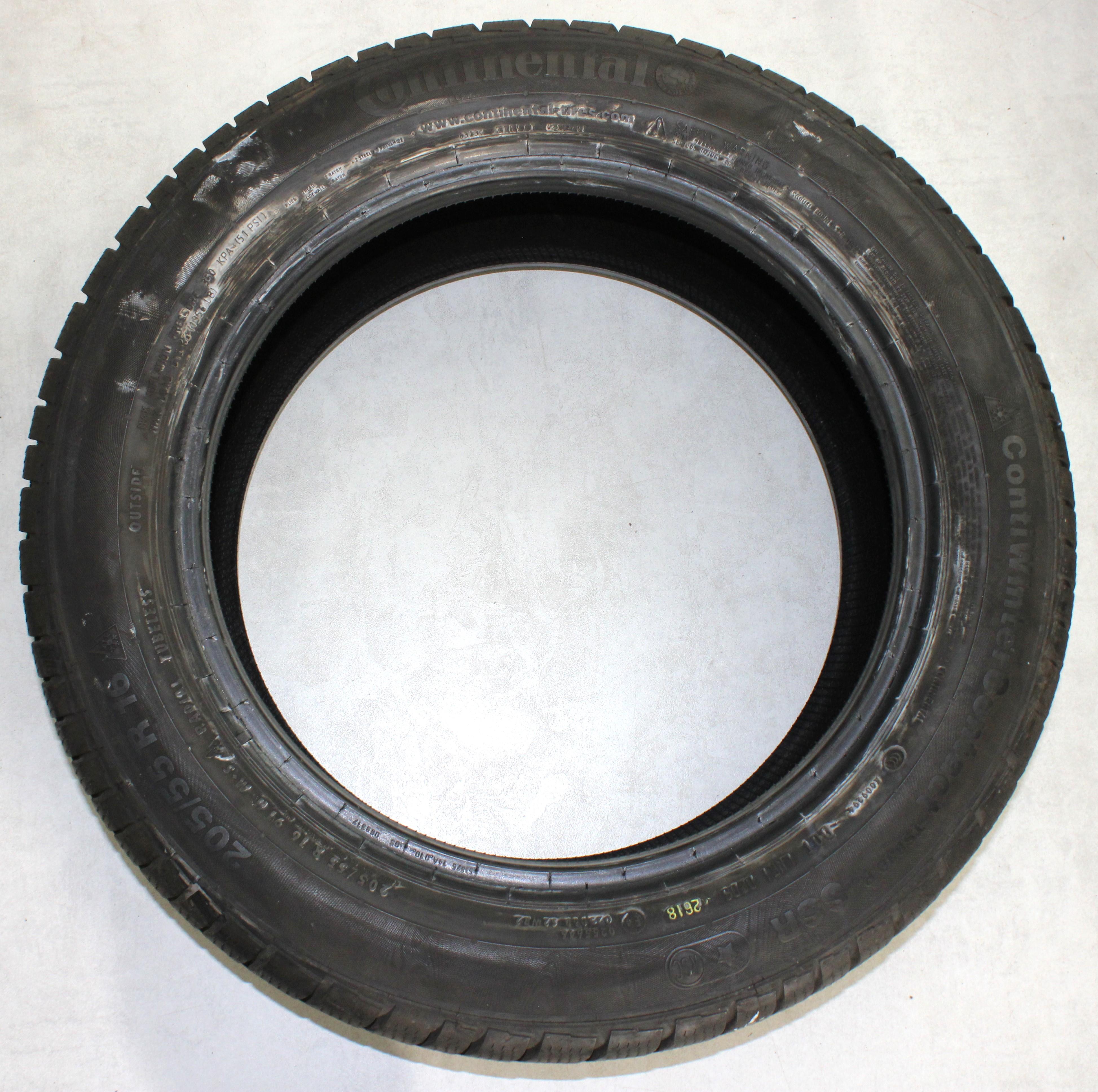 4 x 205/55R16 91H Winterreifen Continental Winter Contact TS830P SSR* Runflat 6,5-7mm 2018