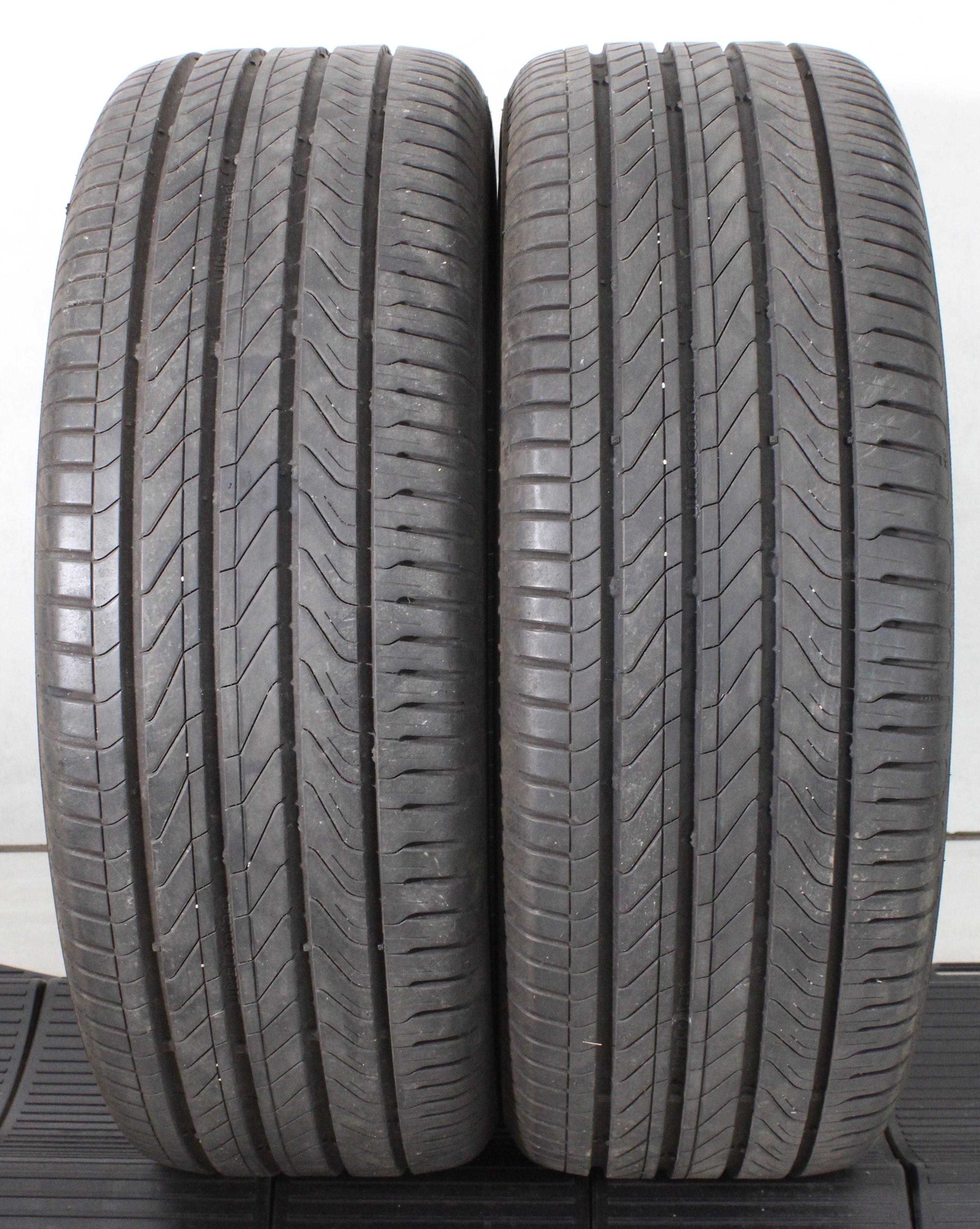2 x 225/55R18 98V Sommerreifen Continental UltraContact 6-6,5mm 2023