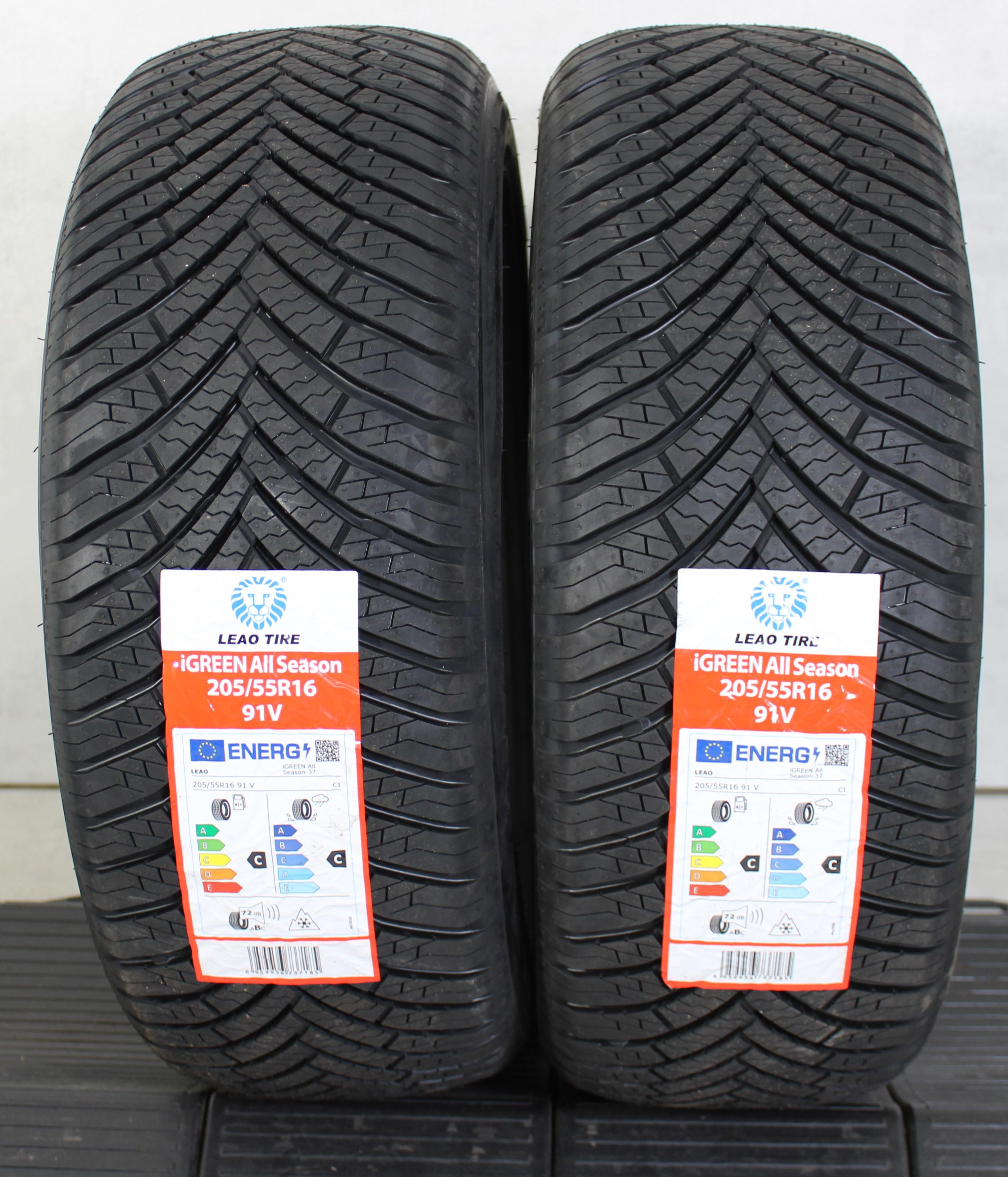 2 x 205/55R16 91V Ganzjahresreifen Leao iGreen All Season 2024 NEU