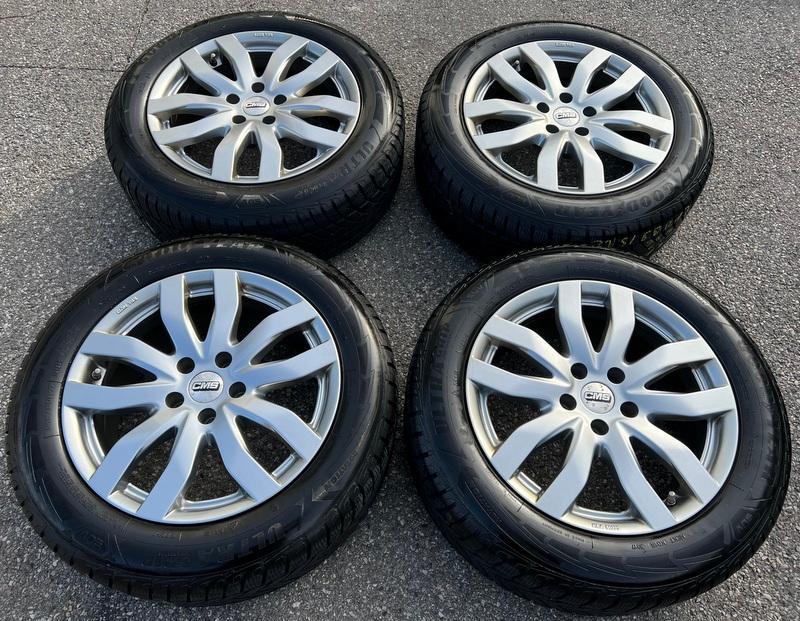 4 ALUMINIUM 17" WINTERWIELEN MERCEDES GLA 245G X156 2017 215/60R17 96H GOODYEAR