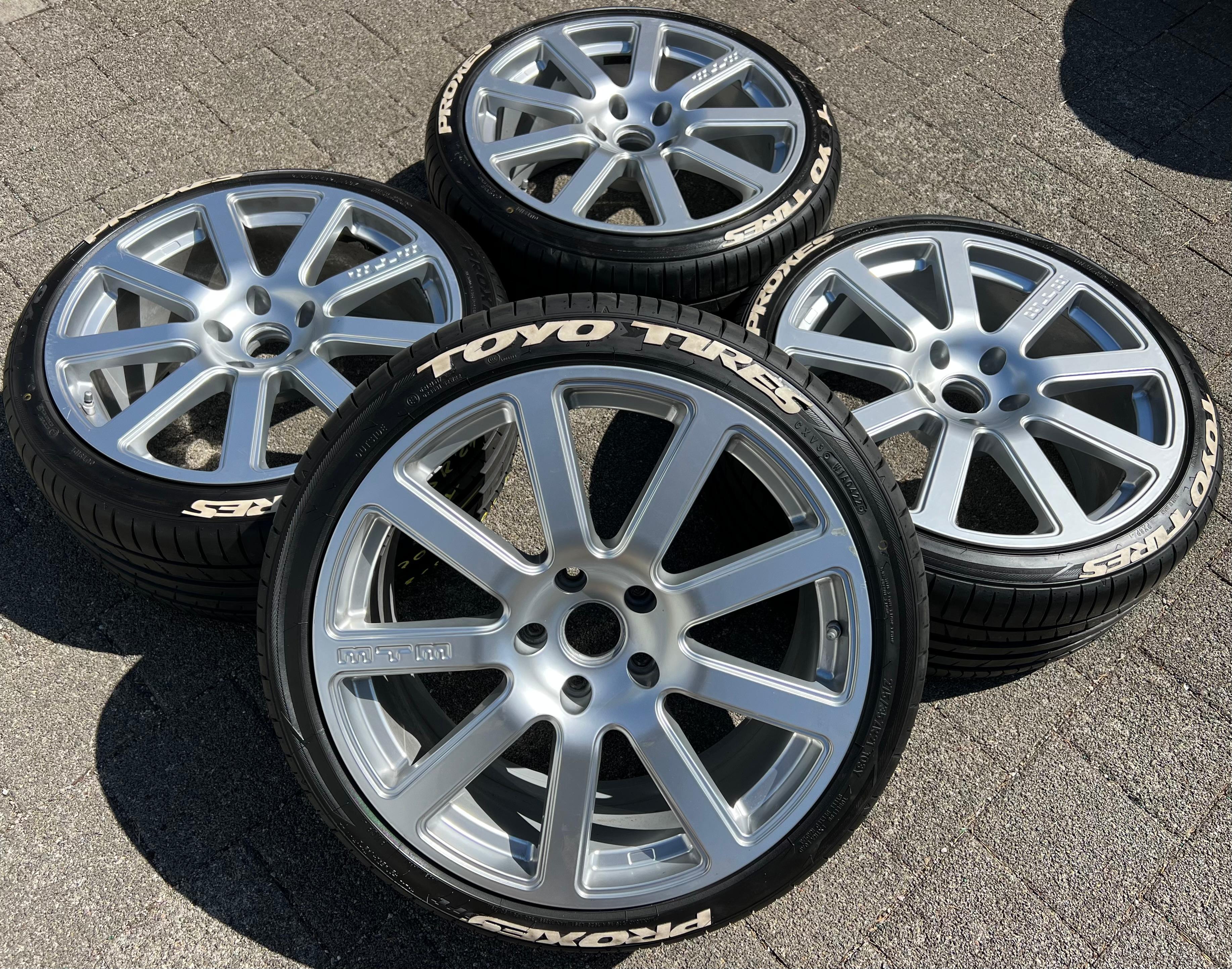 4 ALU 21" ZOMERWIELEN PORSCHE CAYENNE 92A 9PA VW TOUAREG 7L MTM BIMOTO 275/35R21 103Y