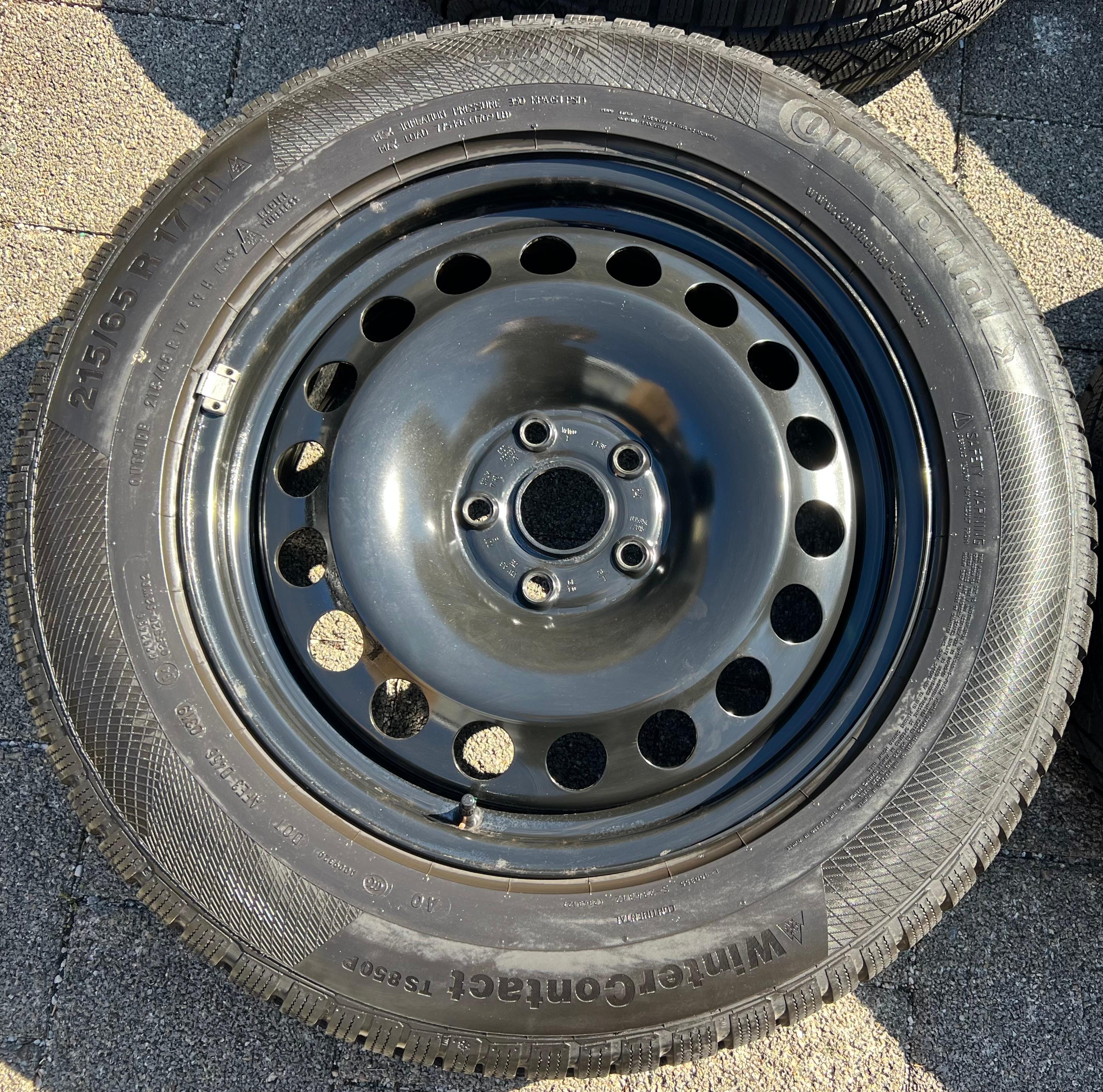 4 RUEDAS DE INVIERNO AUDI Q3 F3 SEAT TARRACO SKODA KODIAQ VW TIGUAN II 5NA 215/65R17 99H ENTREGA GRATUITA