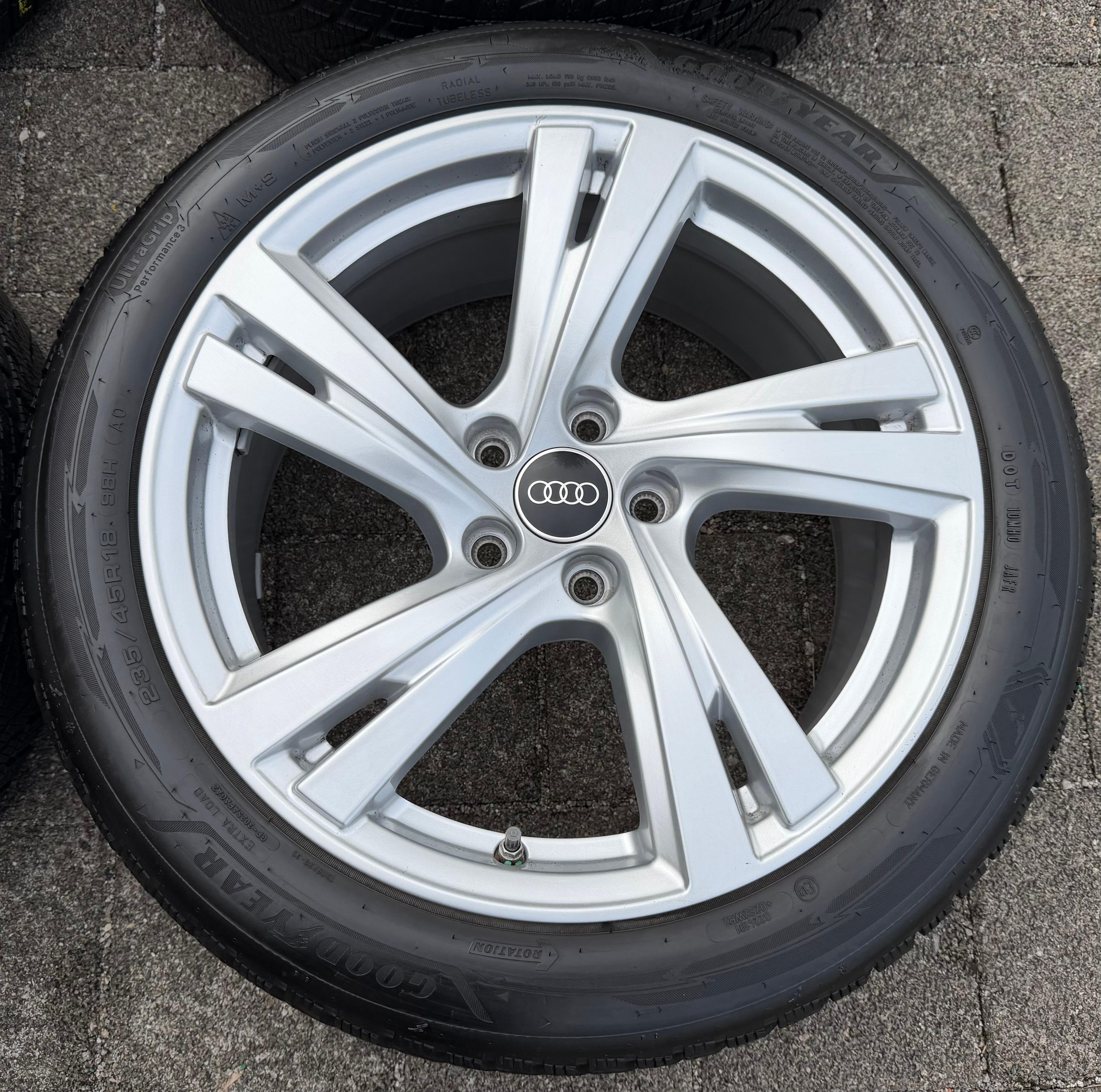 4 ORIGINAL 18" ALU WINTERRÄDER AUDI A5 S5 FU2 B10 8B3601025C 235/45R18 98H 2024