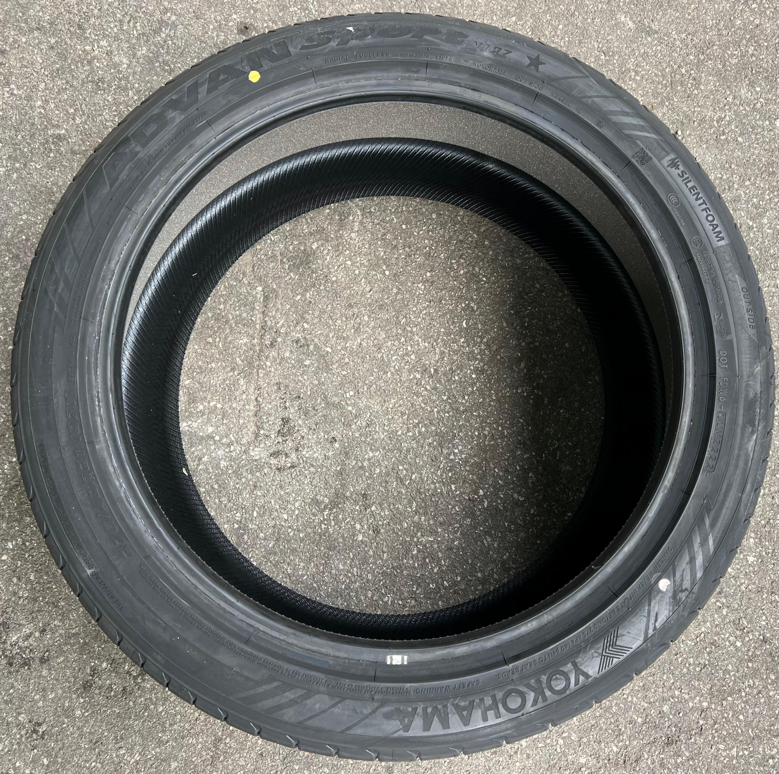 2 x 275/40R21 107Y neumáticos de verano Yokohama Advan Sport V107 2022 Silent NUEVO