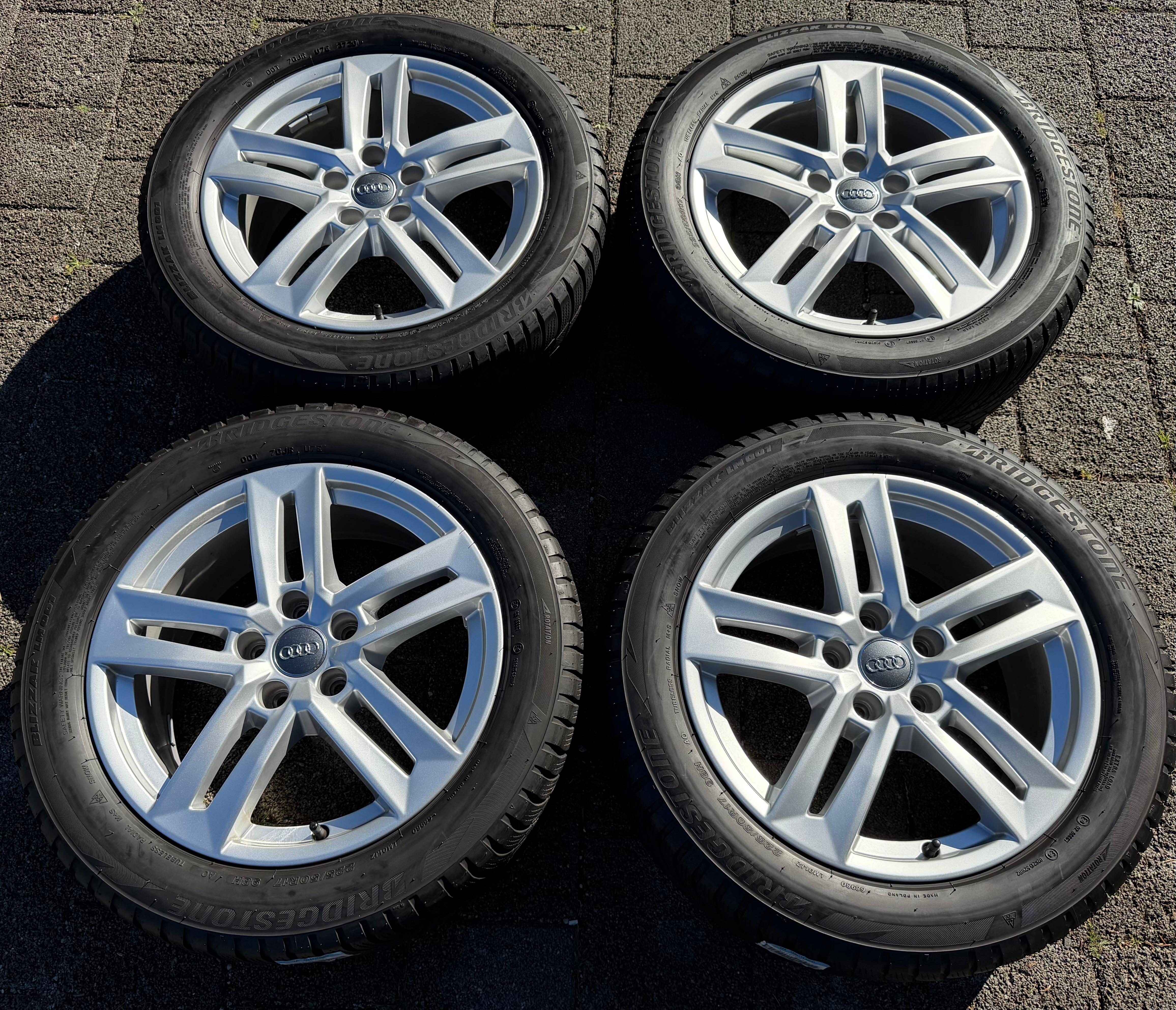4 Original 17" Alufelgen Audi A4 8W B9 8W0601025P 7x17 ET42 Felgen
