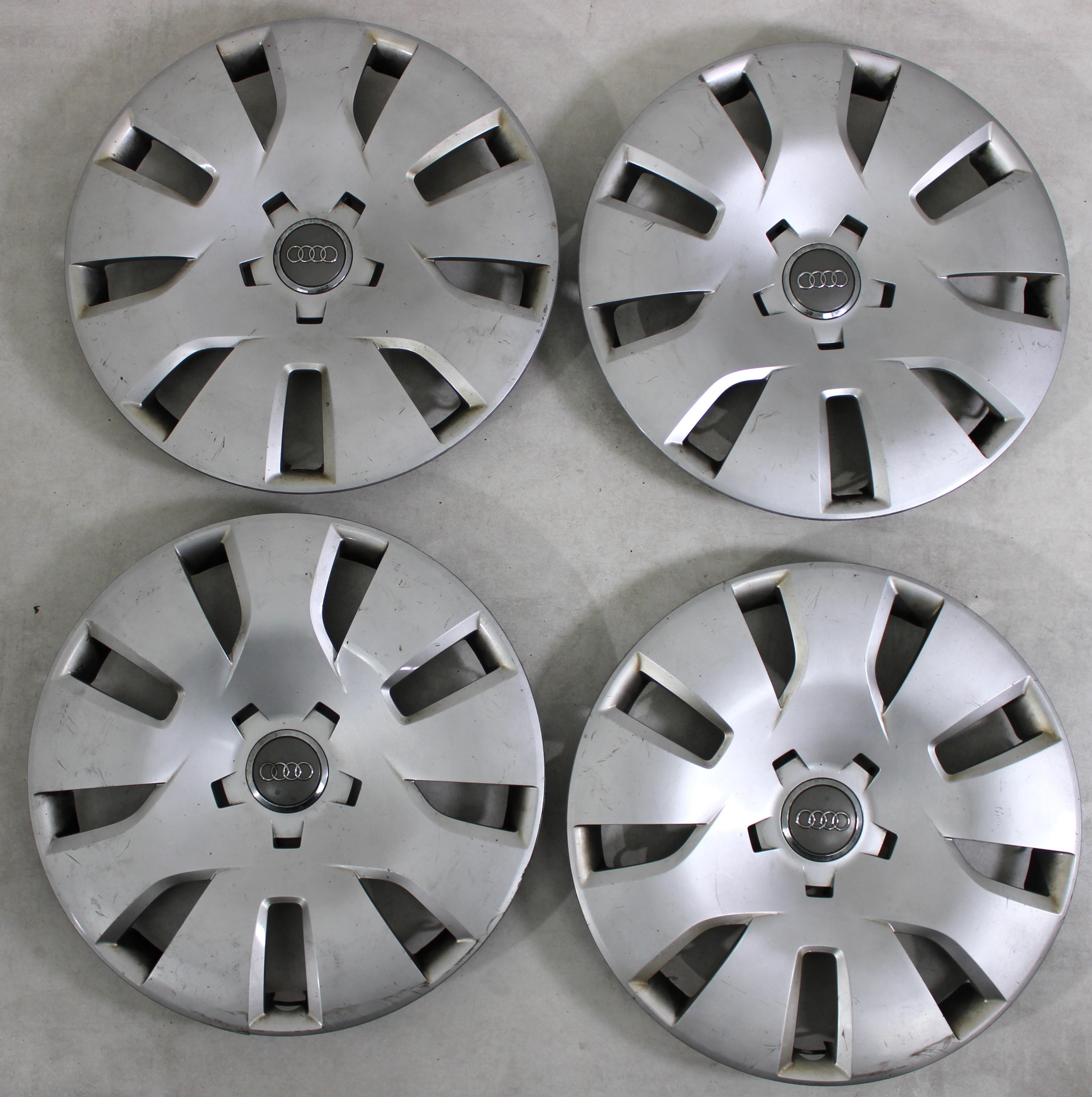 4 ORIGINAL 16" RADKAPPEN AUDI A4 8K B8 B81 8E A6 4F Q2 8K0601147 16 ZOLL