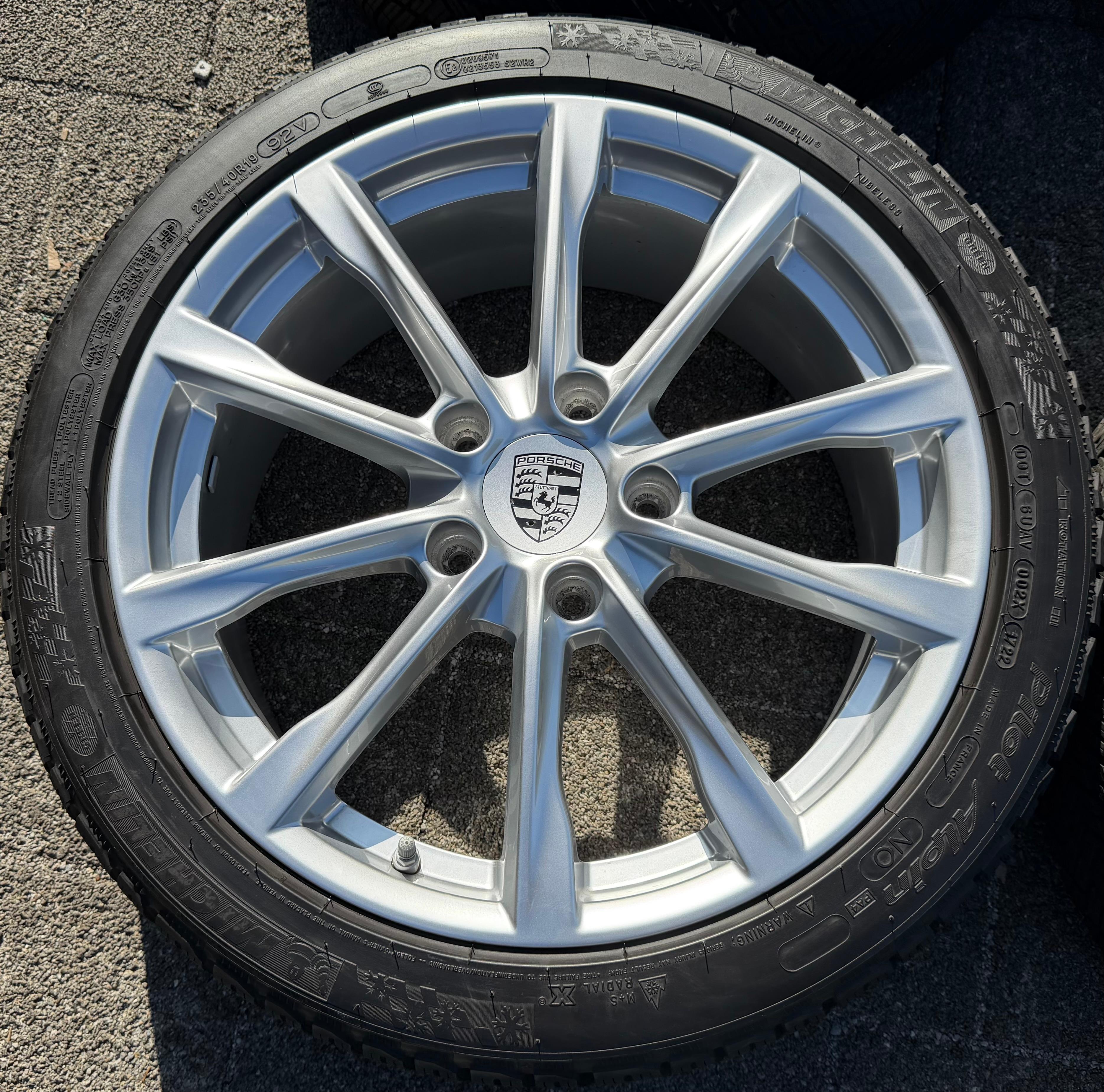 4 originele 19" lichtmetalen winterwielen Porsche Cayman Boxster 718 982 982601025 RDKS 2022