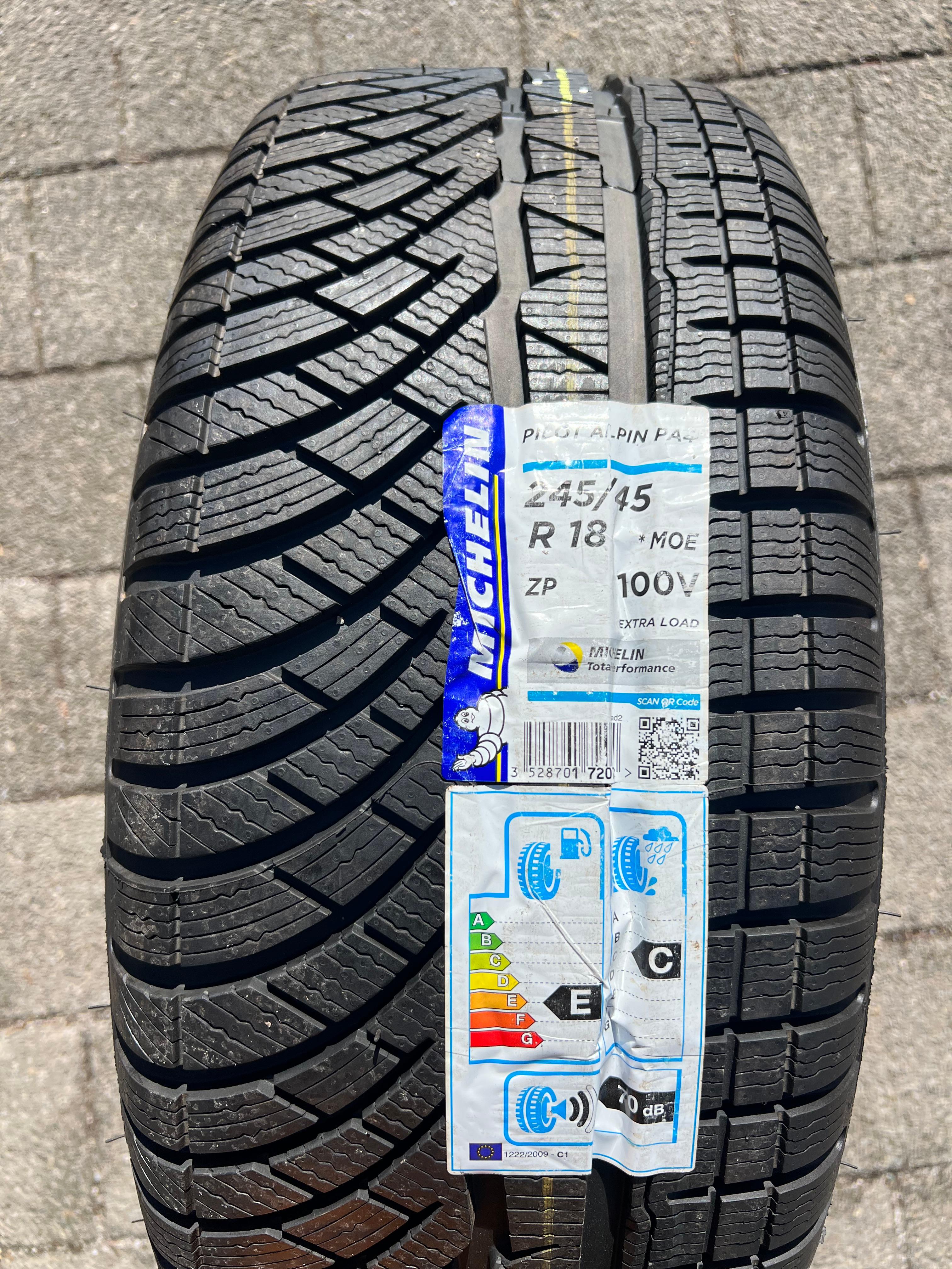 1 x 245/45R18 100V Winterreifen Michelin Pilot Alpin PA4 Runflat NEU 2020
