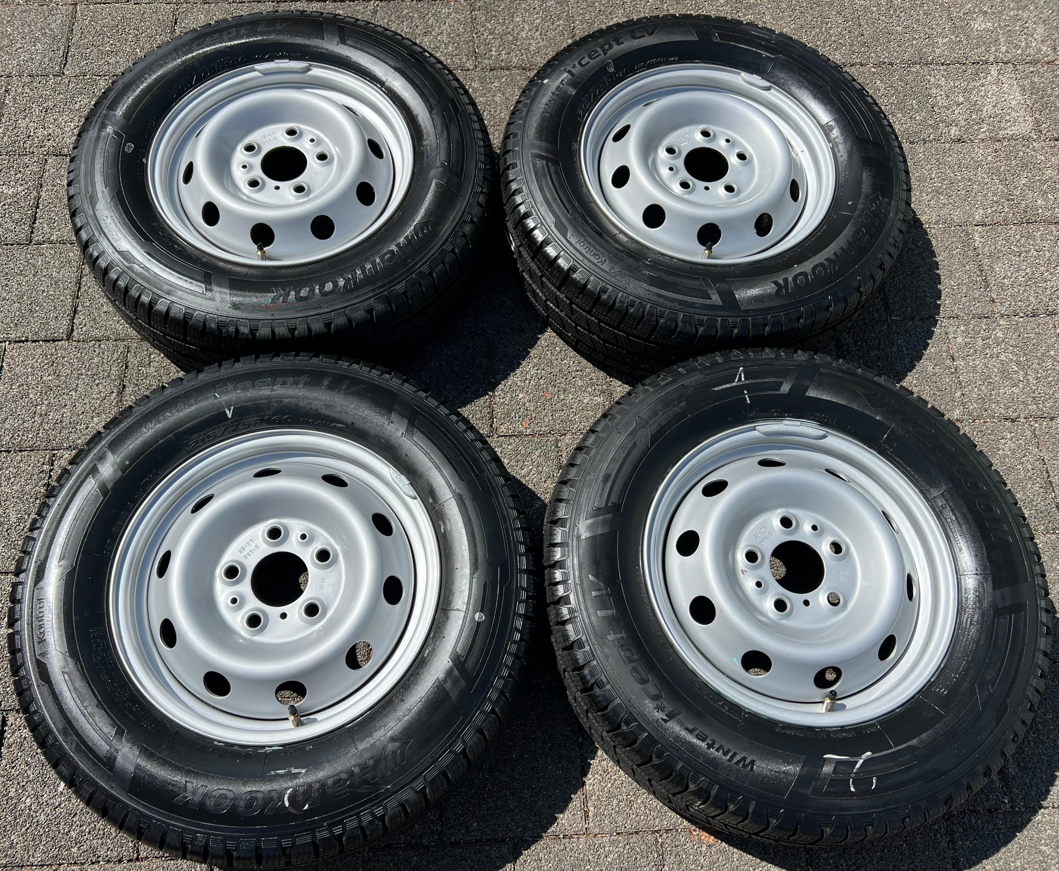 4 ruedas de invierno OPEL MOVANO PEUGEOT BOXER FIAT DUCATO CITROEN JUMPER TOYOTA PROACE