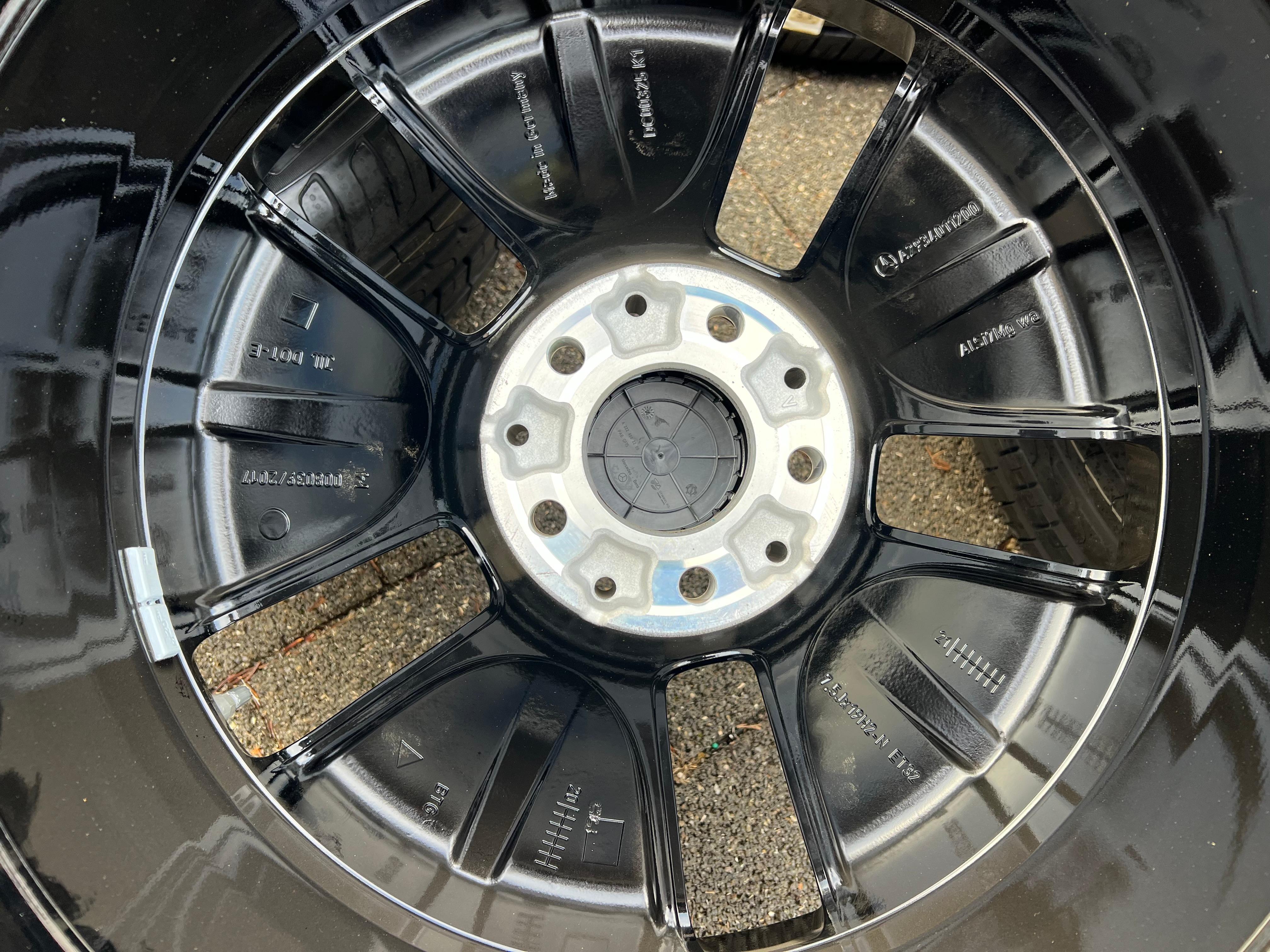 4 ROUES D'ÉTÉ ORIGINALES 19" EN ALUMINIUM MERCEDES EQC N293 235/55R19 101V A2934011200 NEUVES