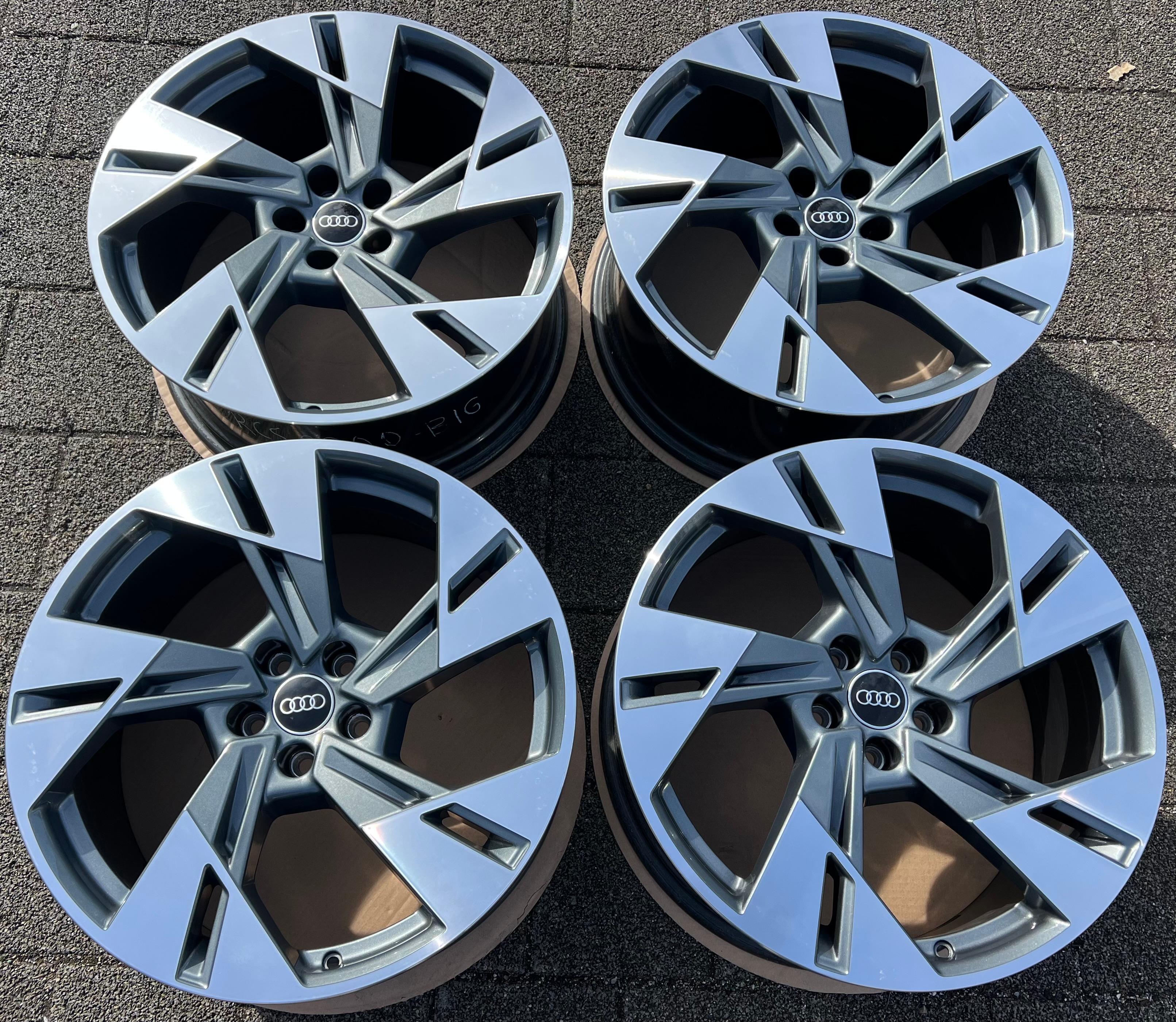 4 ORIGINAL 20" ALUFELGEN FELGEN AUDI E-TRON Q8 4KE 9x20 ET38 4KE601025T FREIHAUS