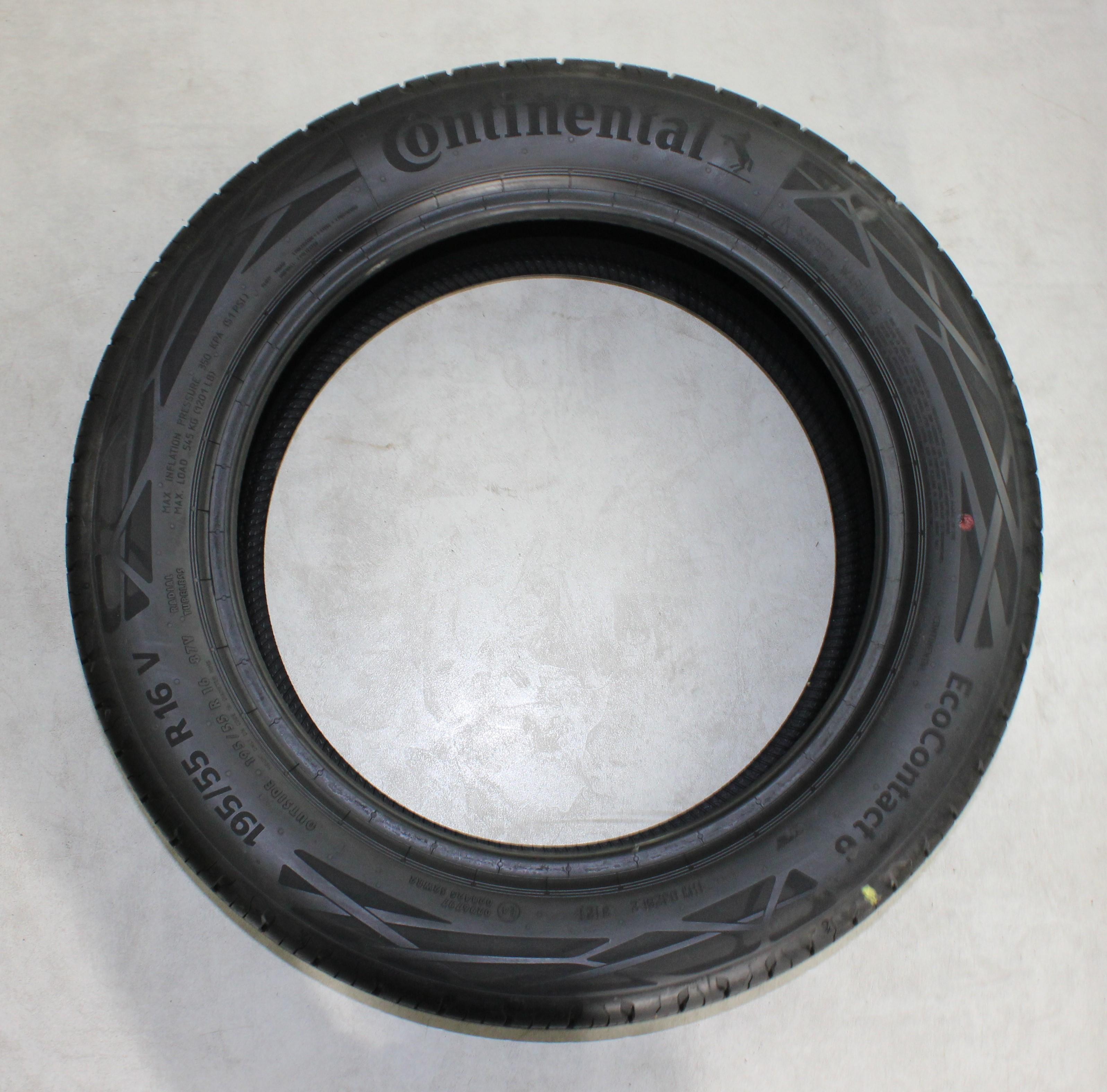 4 x 195/55R16 87V Sommerreifen Continental Eco Contact 6 DEMO 2021