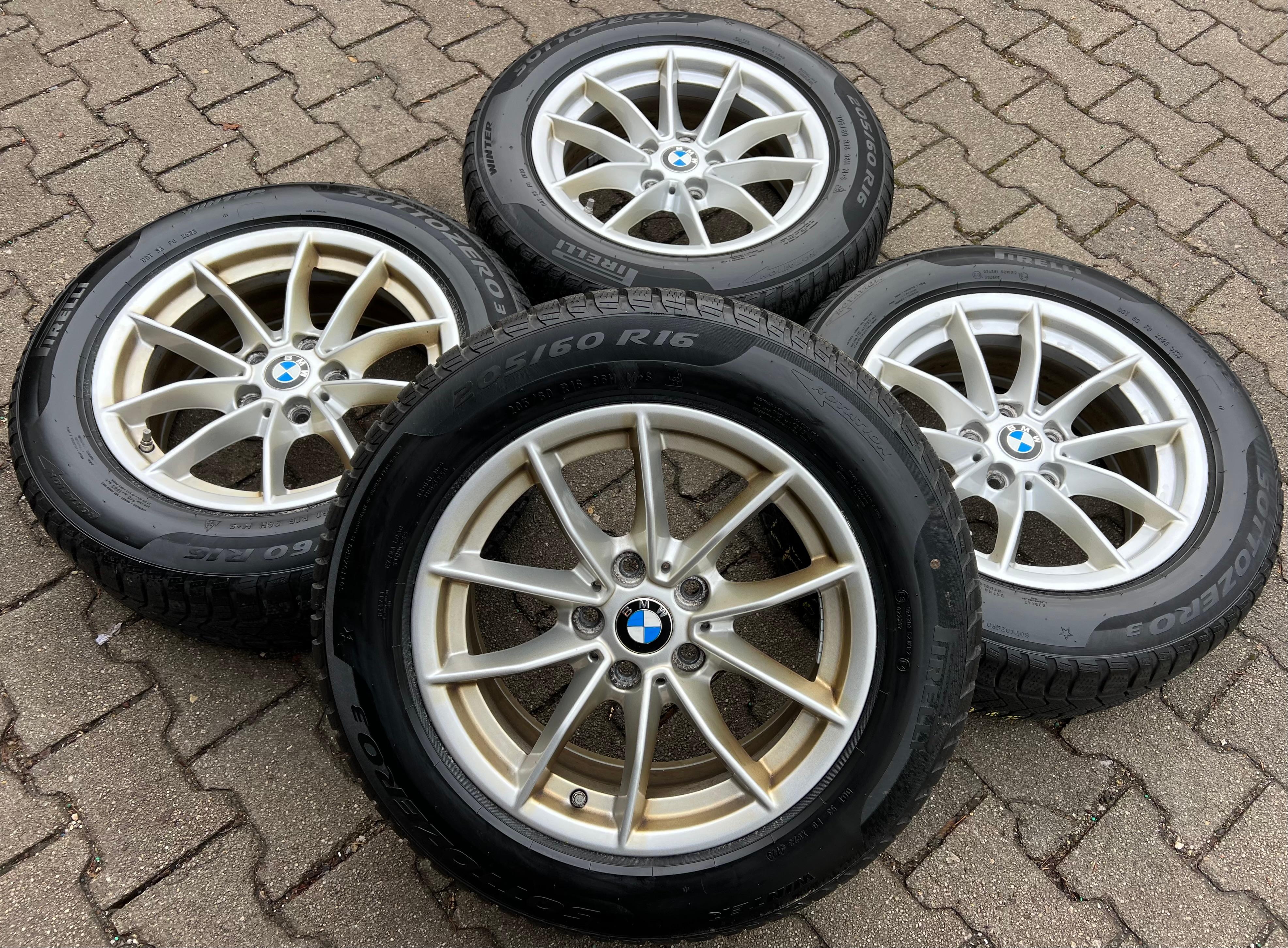 4 ORIGINAL 16" ALU WINTERRÄDER BMW 3ER REIHE G20 G21 205/60R16 96H RDKS 2023 FREIHAUS