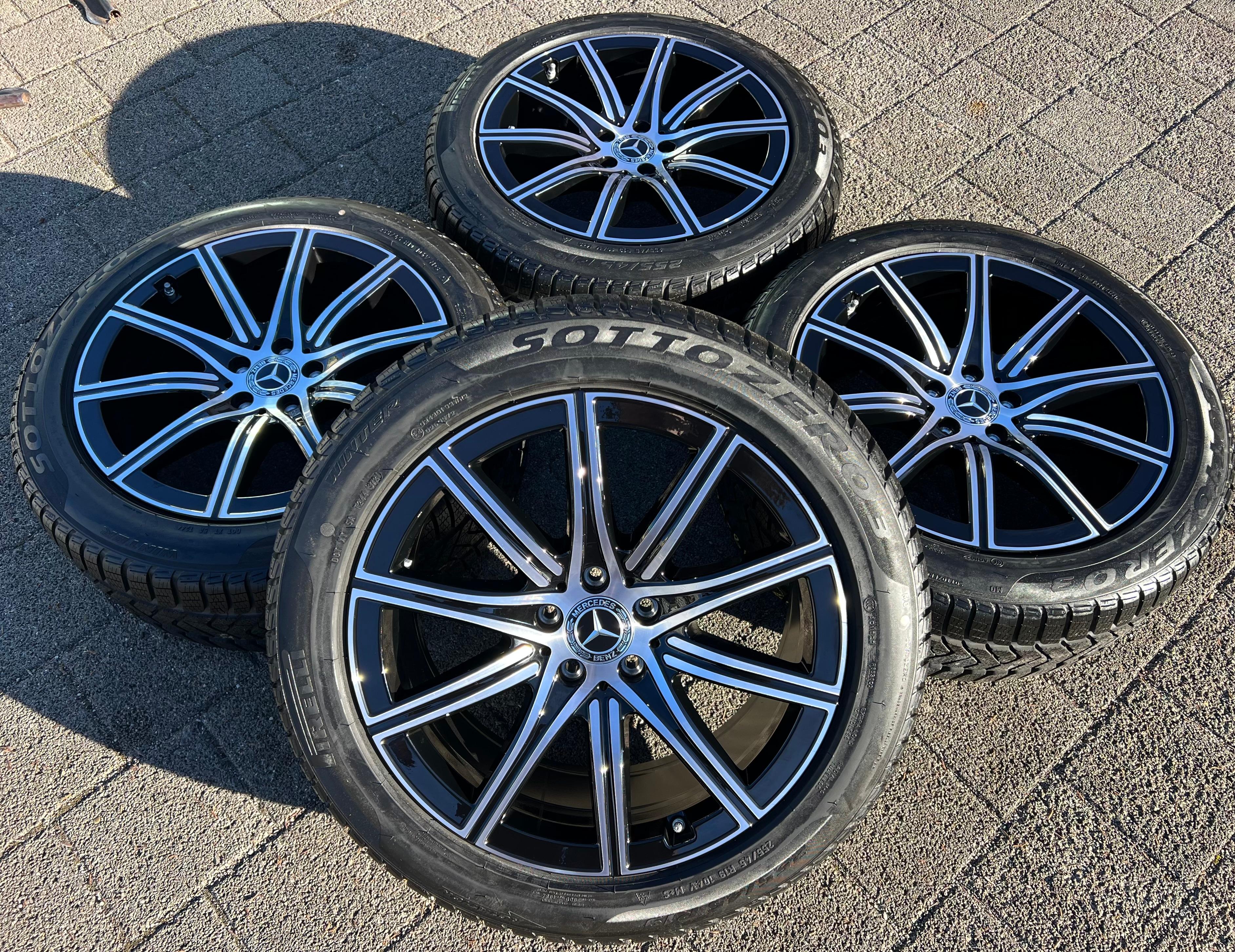 4 Original 19" Alu Winterräder Mercedes S-Klasse V223 W223 A2234014700 255/45R19 104V Pirelli