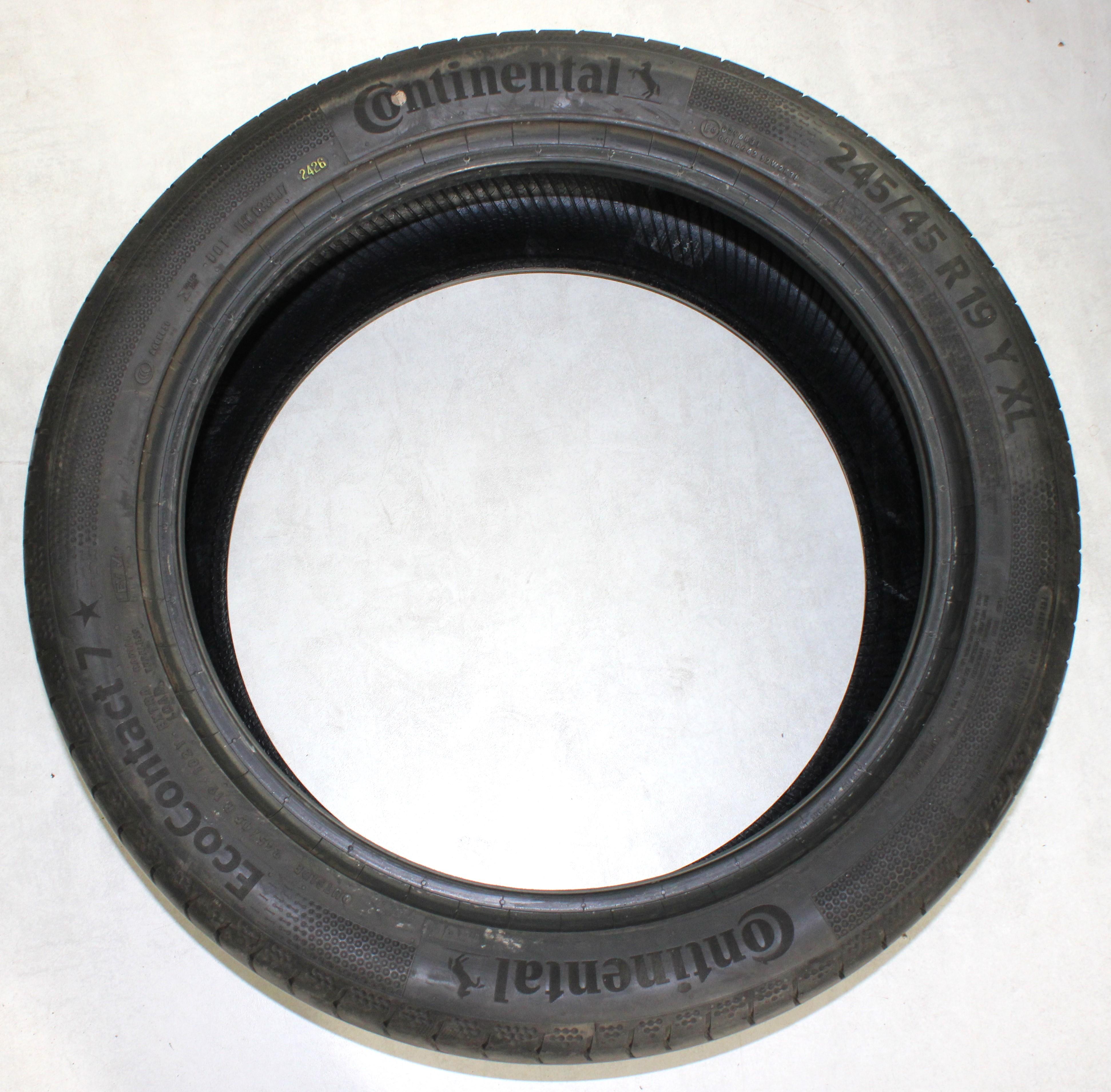 1 x 245/45R19 102Y Sommerreifen Continental Eco Contact 7 * 5-5,5mm 2026 XL