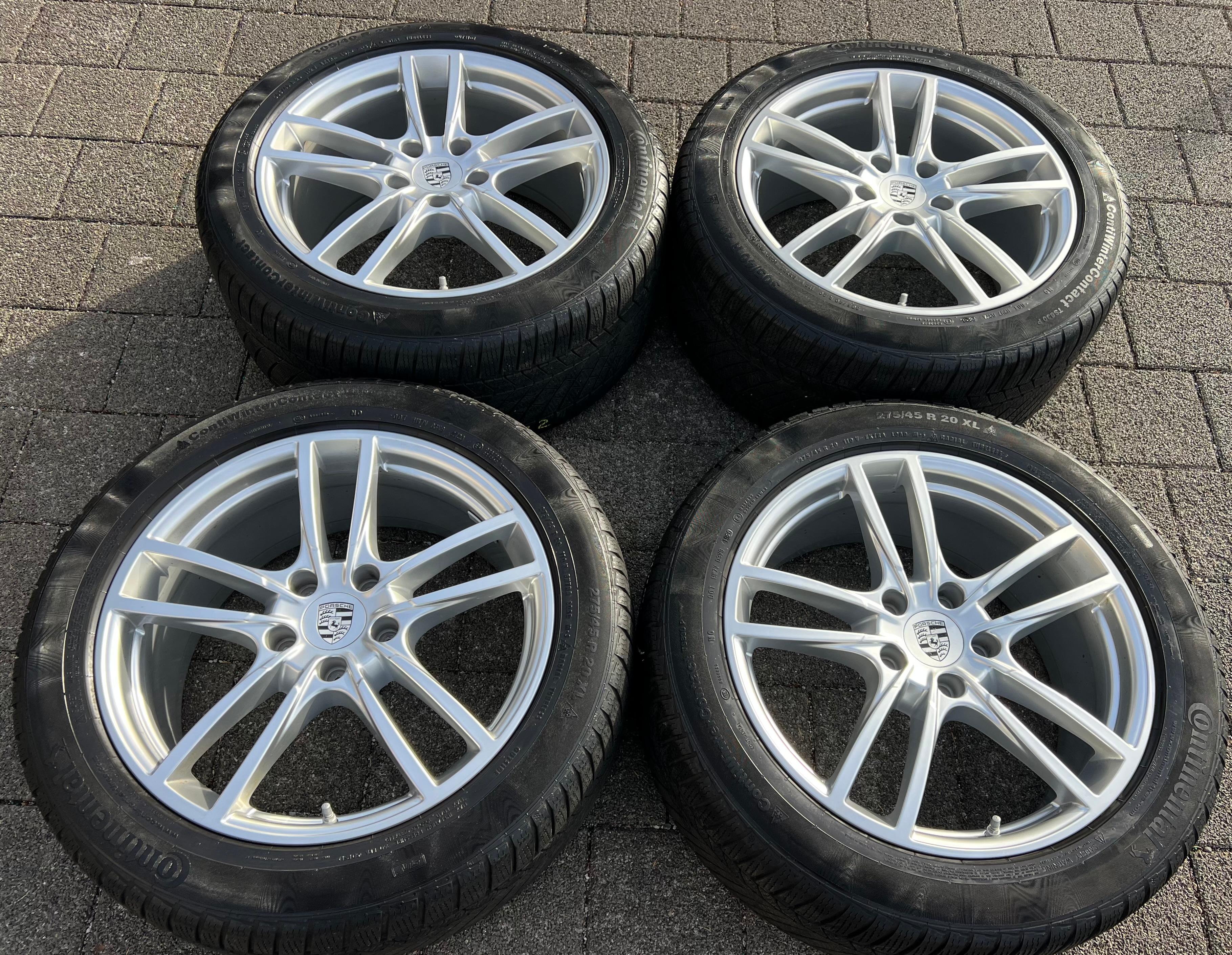 4 RUEDAS DE INVIERNO DE ALEACIÓN ORIGINALES DE 20" PARA PORSCHE CAYENNE 9YA 9Y0601025F 9Y0601025G RDKS