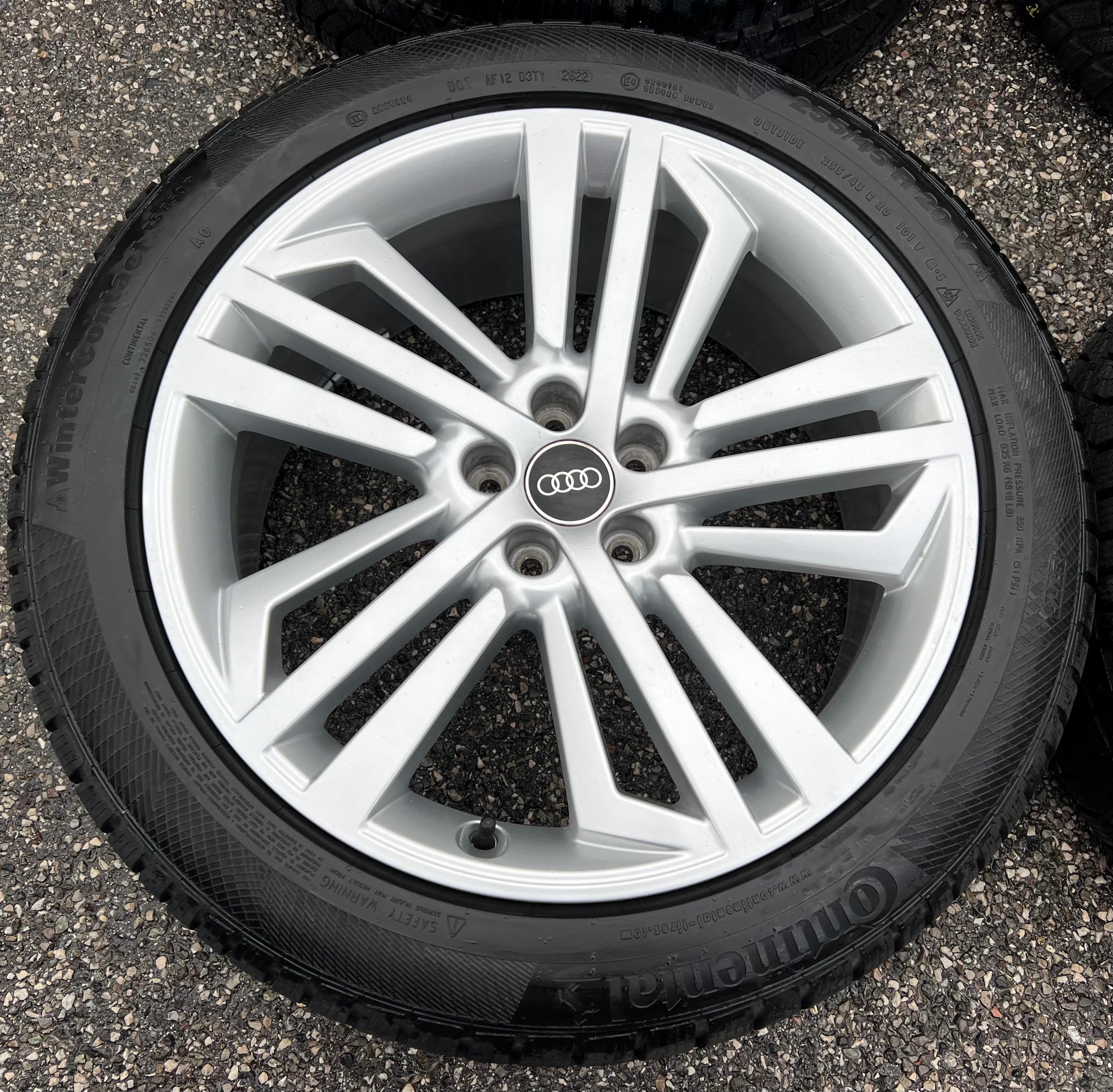 4 ORIGINAL 20" ALU WINTERRÄDER AUDI Q5 SQ5 FY 80A601025L 255/45R20 101V DOT 2022
