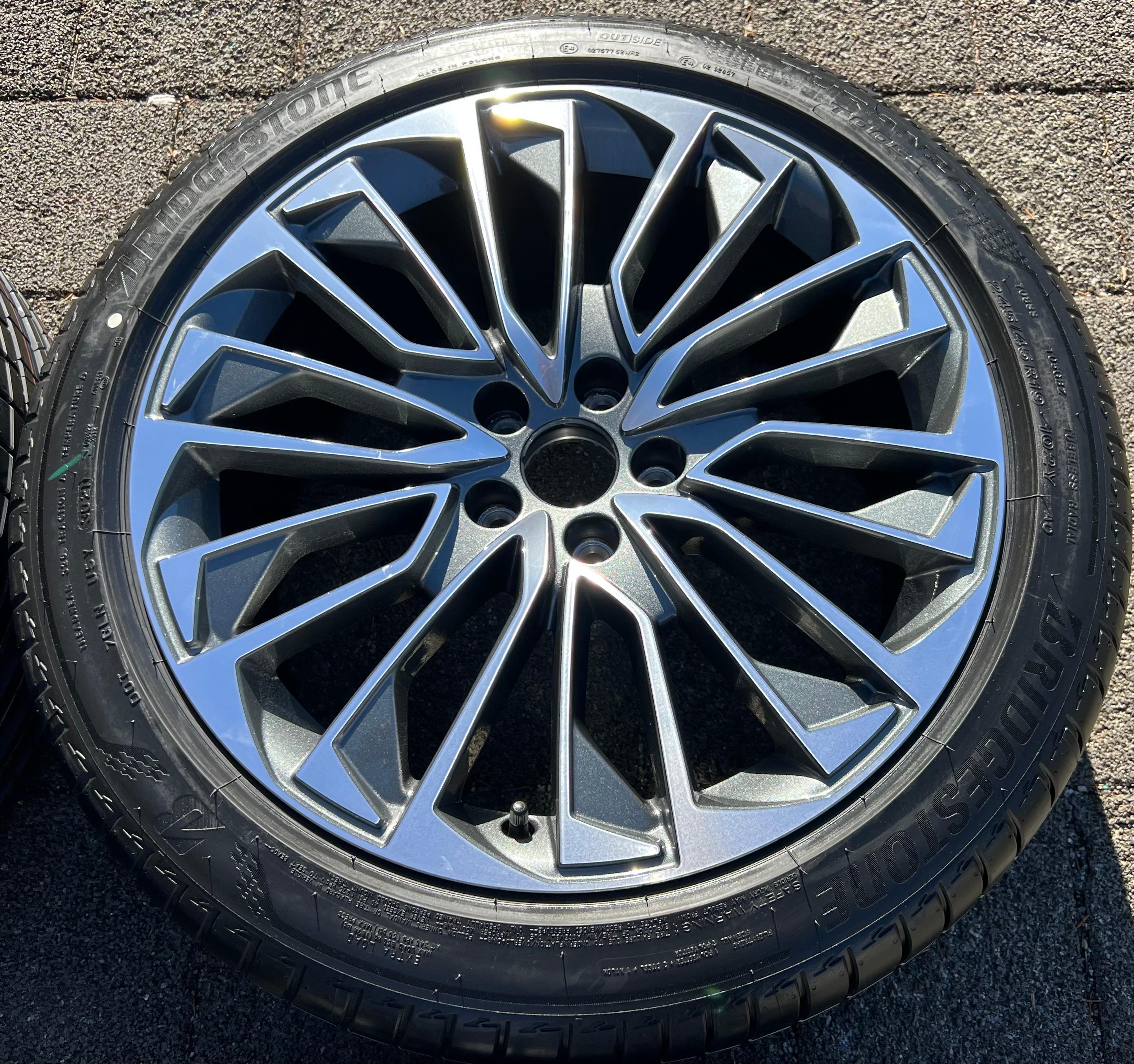 4 ORIGINAL 19" ALU SOMMERRÄDER AUDI A7 S7 4K 4K8601025T 245/45R19 102Y BRIDGESTONE