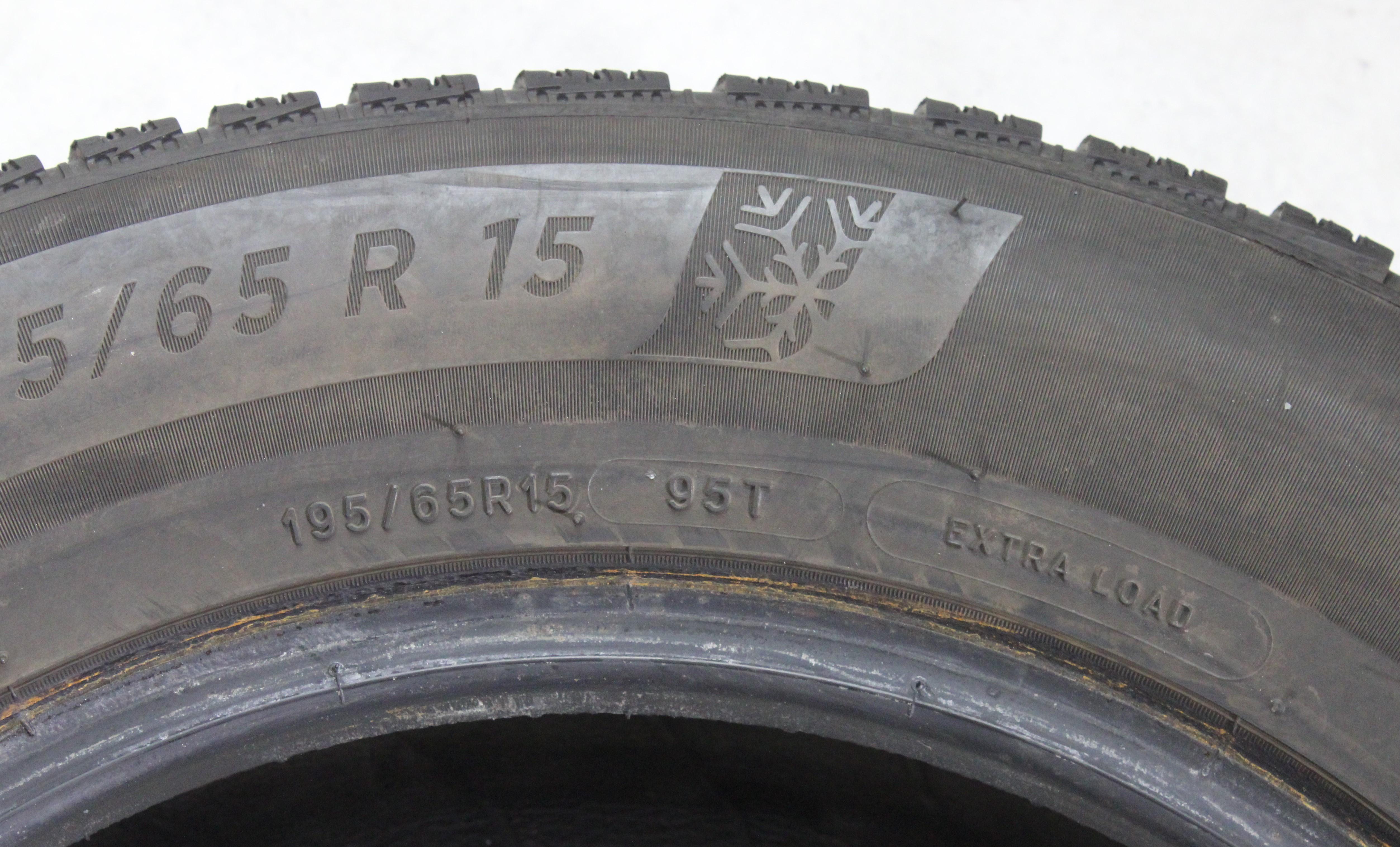 1 x 195/65R15 95T Winterreifen Michelin Alpin 6 6-6,5mm 2023 XL