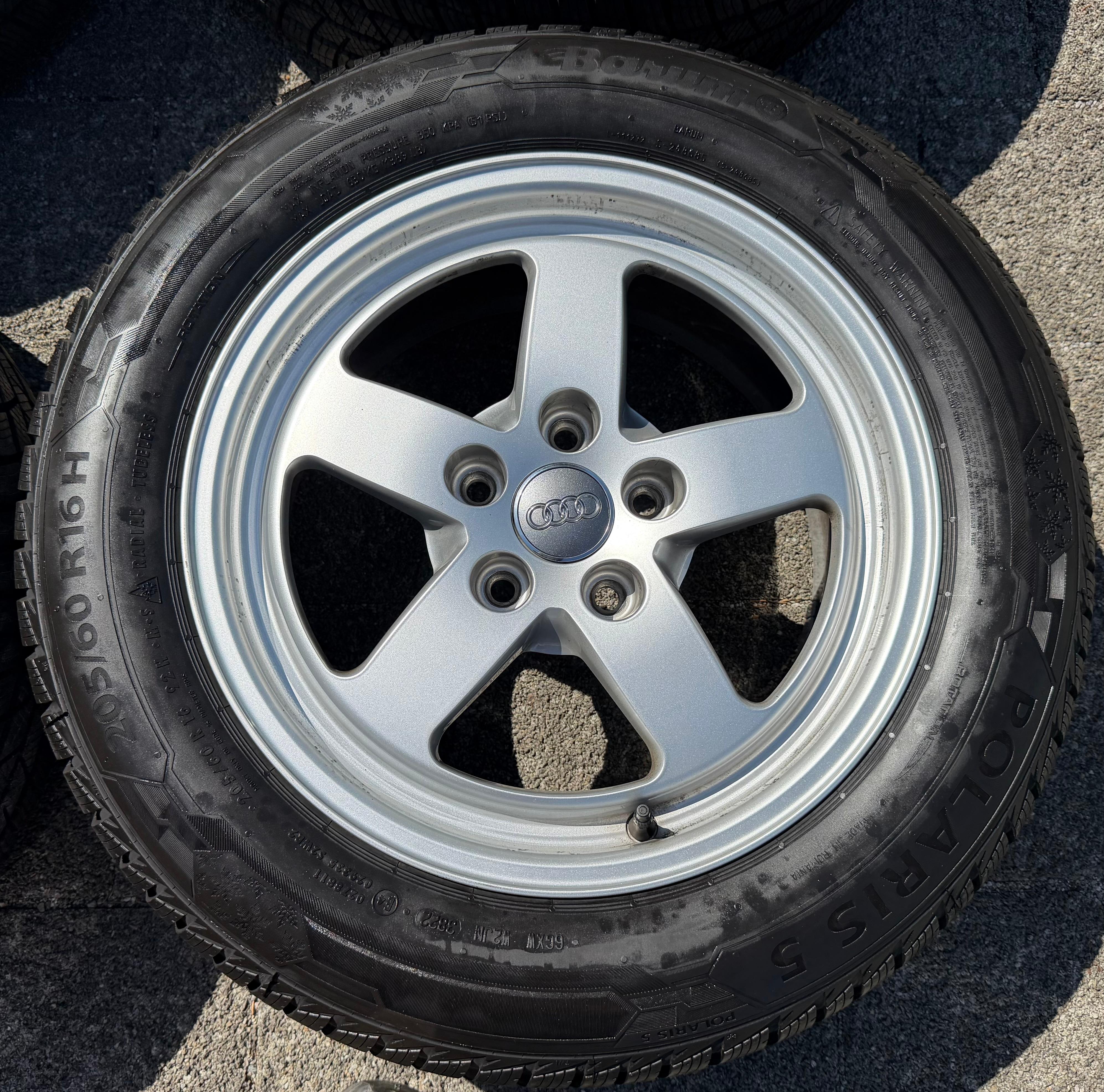 4 RUEDAS DE ALEACIÓN ORIGINALES DE INVIERNO PARA AUDI A4 B9 8W 205/60R16 92H 8W0601025 2022