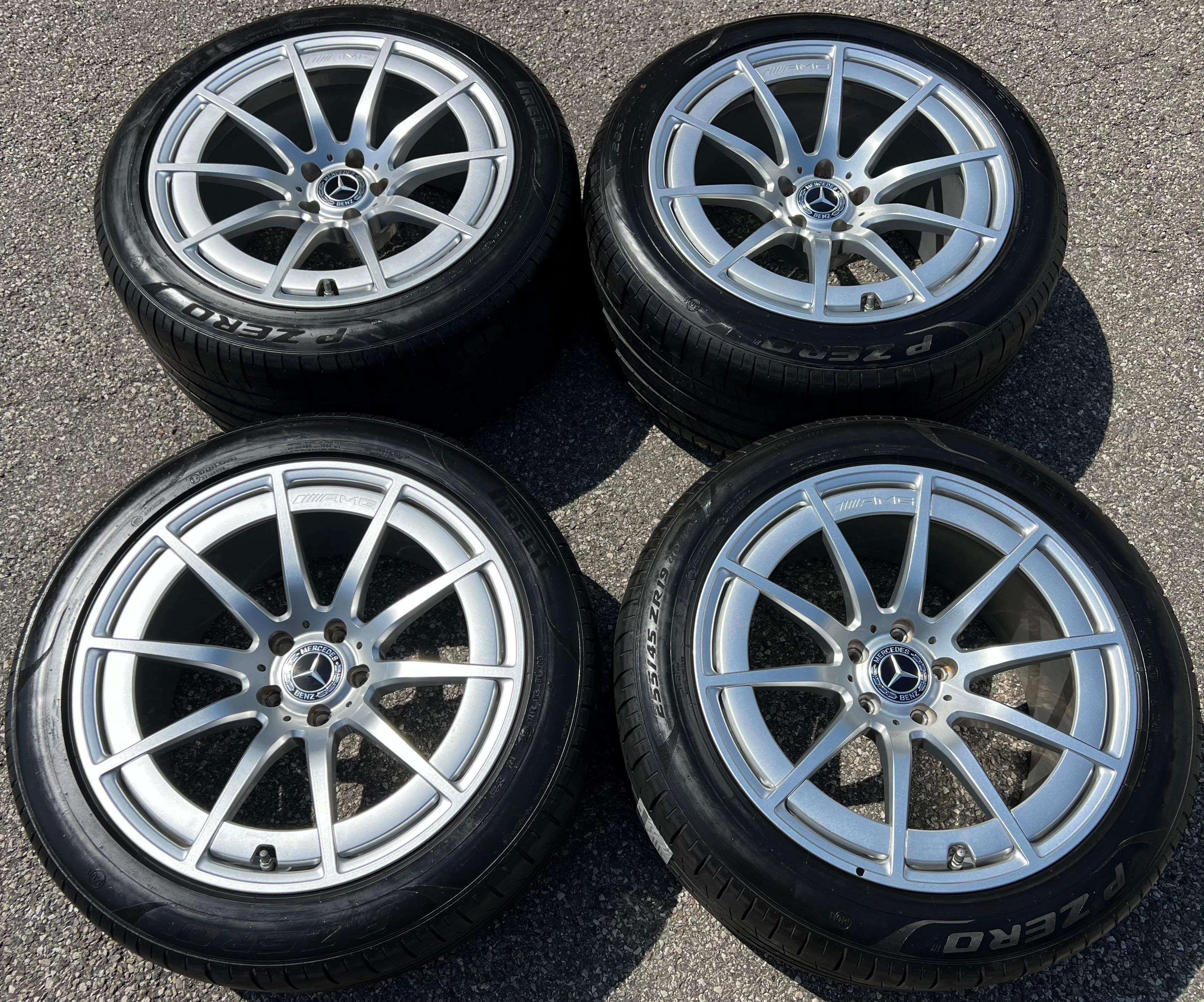 4 ROUES D'ÉTÉ ORIGINALES EN ALU 19" MERCEDES AMG GT W290 X290 A2904010100