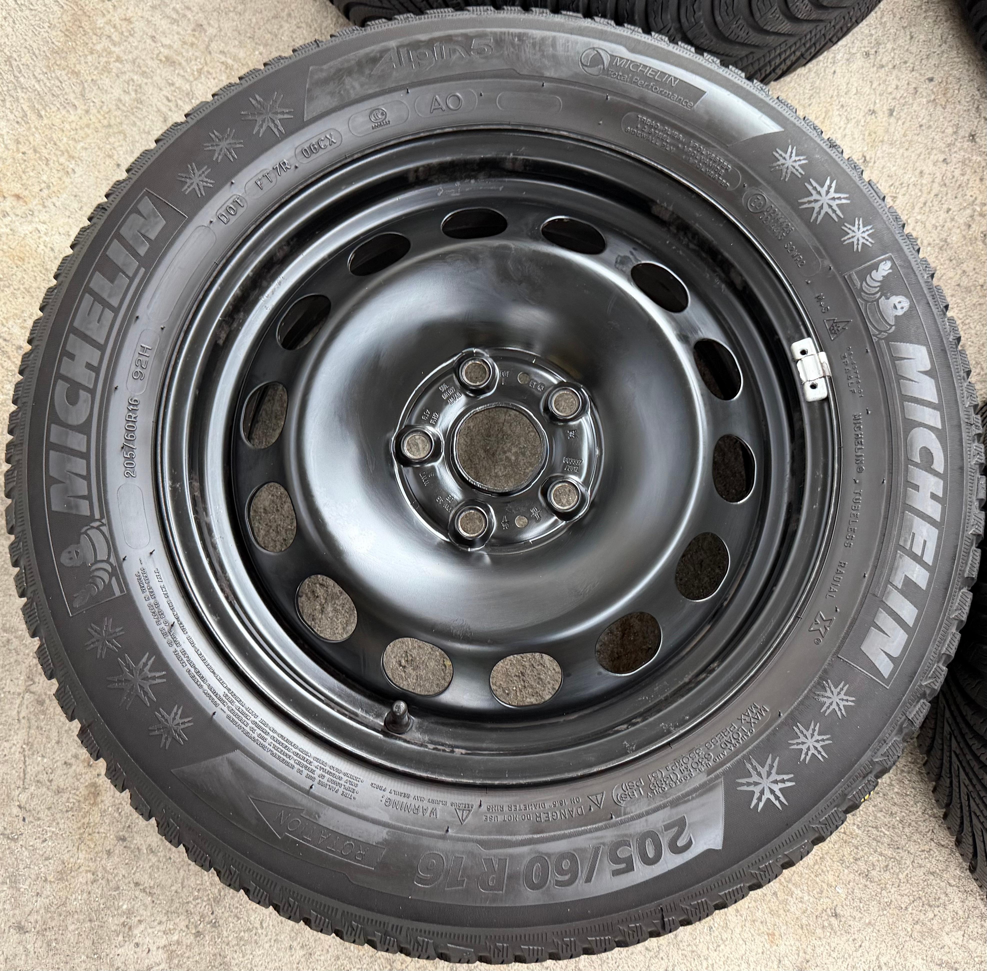 4 Winterräder Audi Q2 GA VW T-ROC A11 205/60R16 92H Michelin Alpin 5 Winterreifen