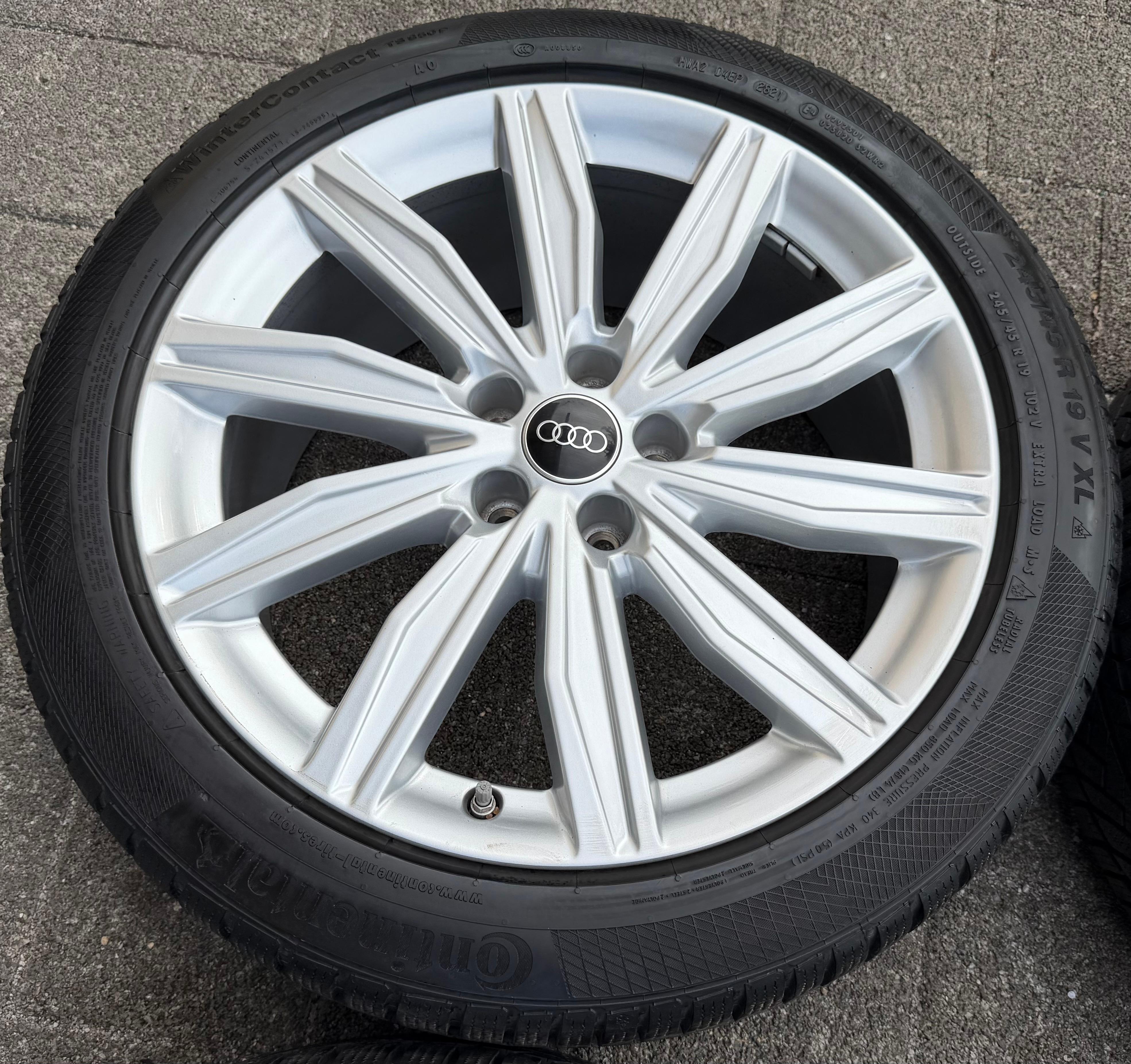 4 Original 19" Alu Winterräder Audi A6 S6 C8 4K F2 4K0601025DS 245/45R19 102V RDKS
