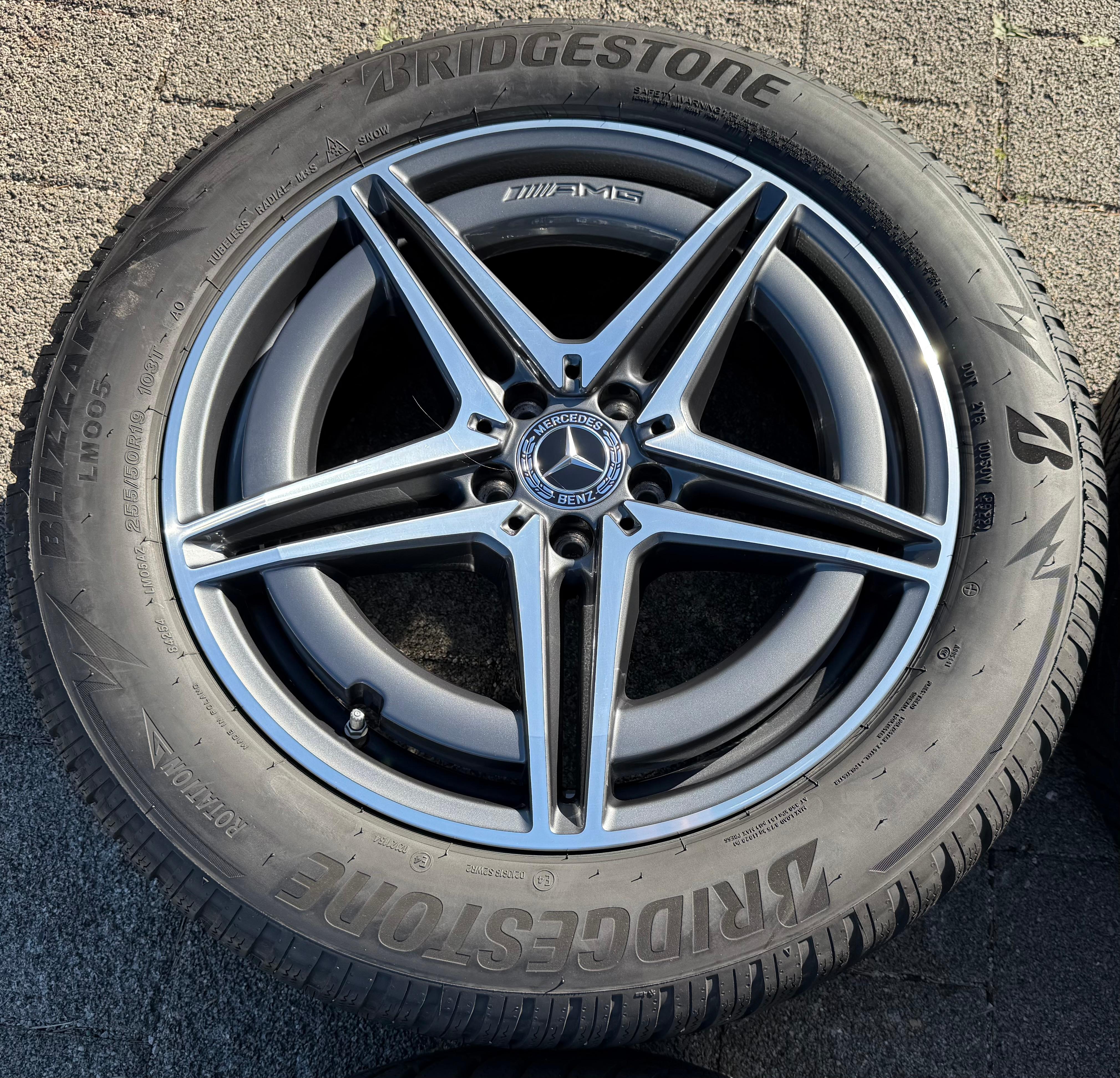 4 ORIGINAL 19" ALU WINTERRÄDER MERCEDES EQC N293 A2934011400 A2934010700 RDKS