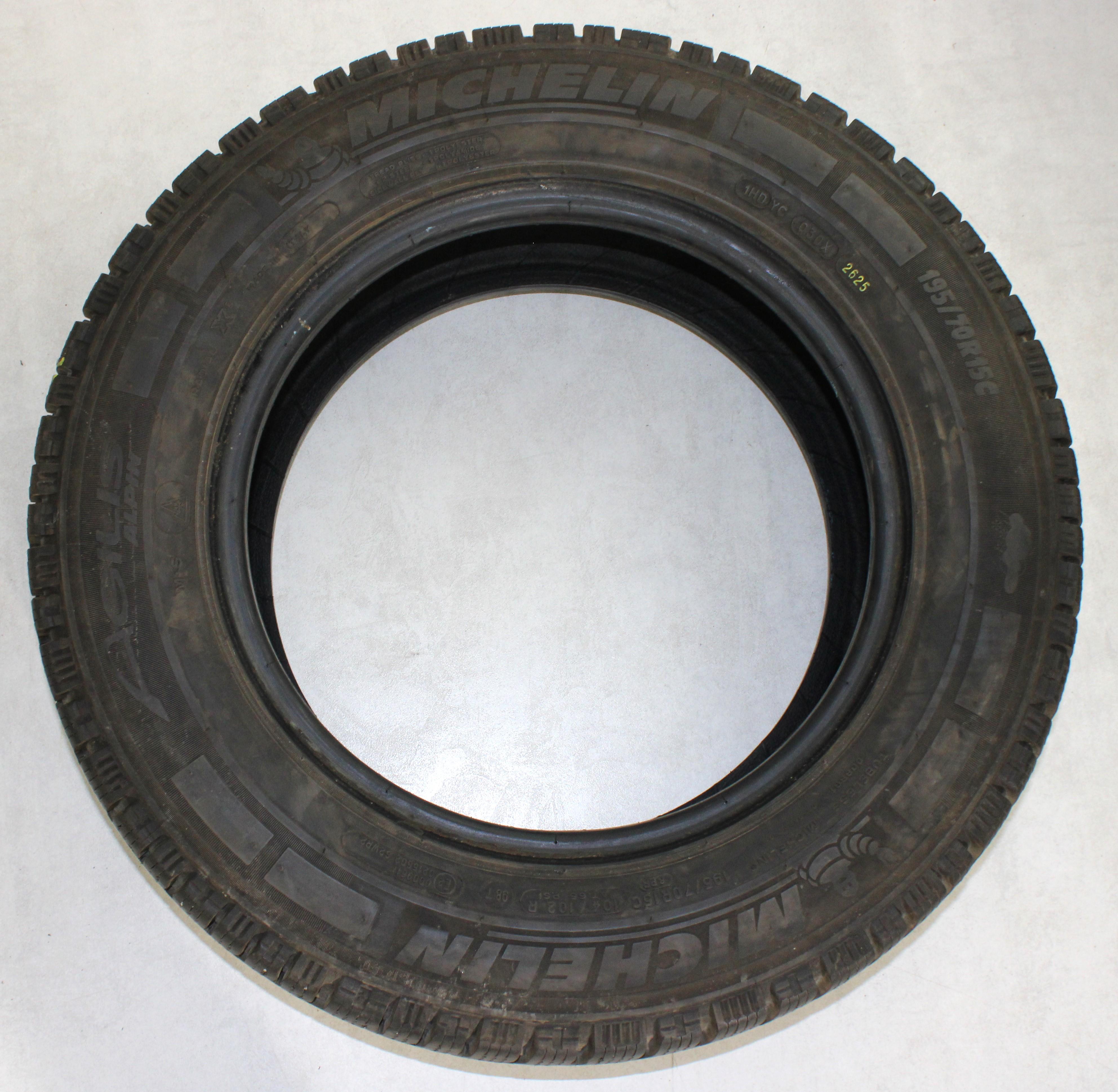 1 x 195/70R15C 104/102R Winterreifen Michelin Agilis Alpin 9mm 2025
