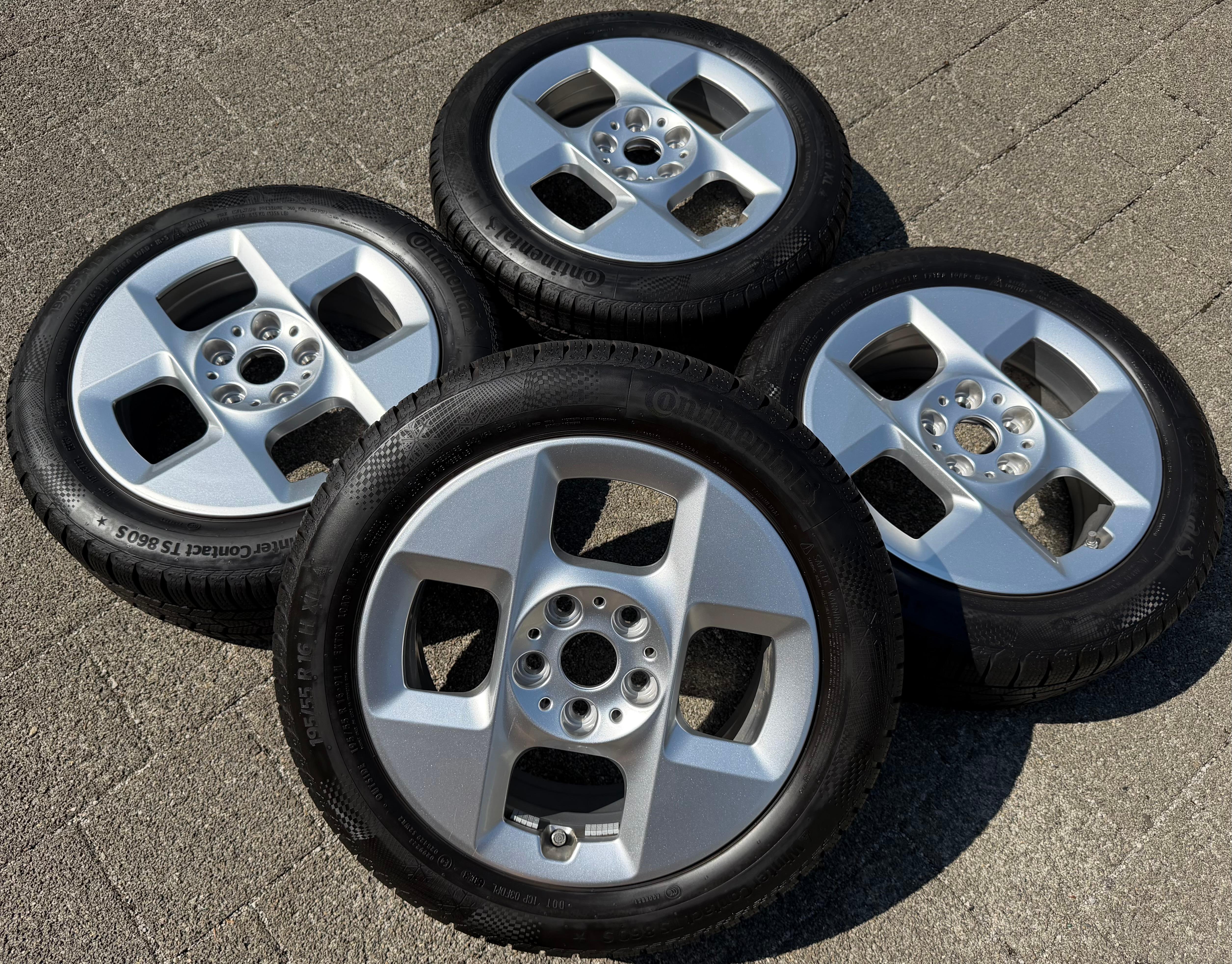 4 Original Alu Winterräder Mini F65 F66 F67 5A3E635 4-Square-Spoke 955 RDKS