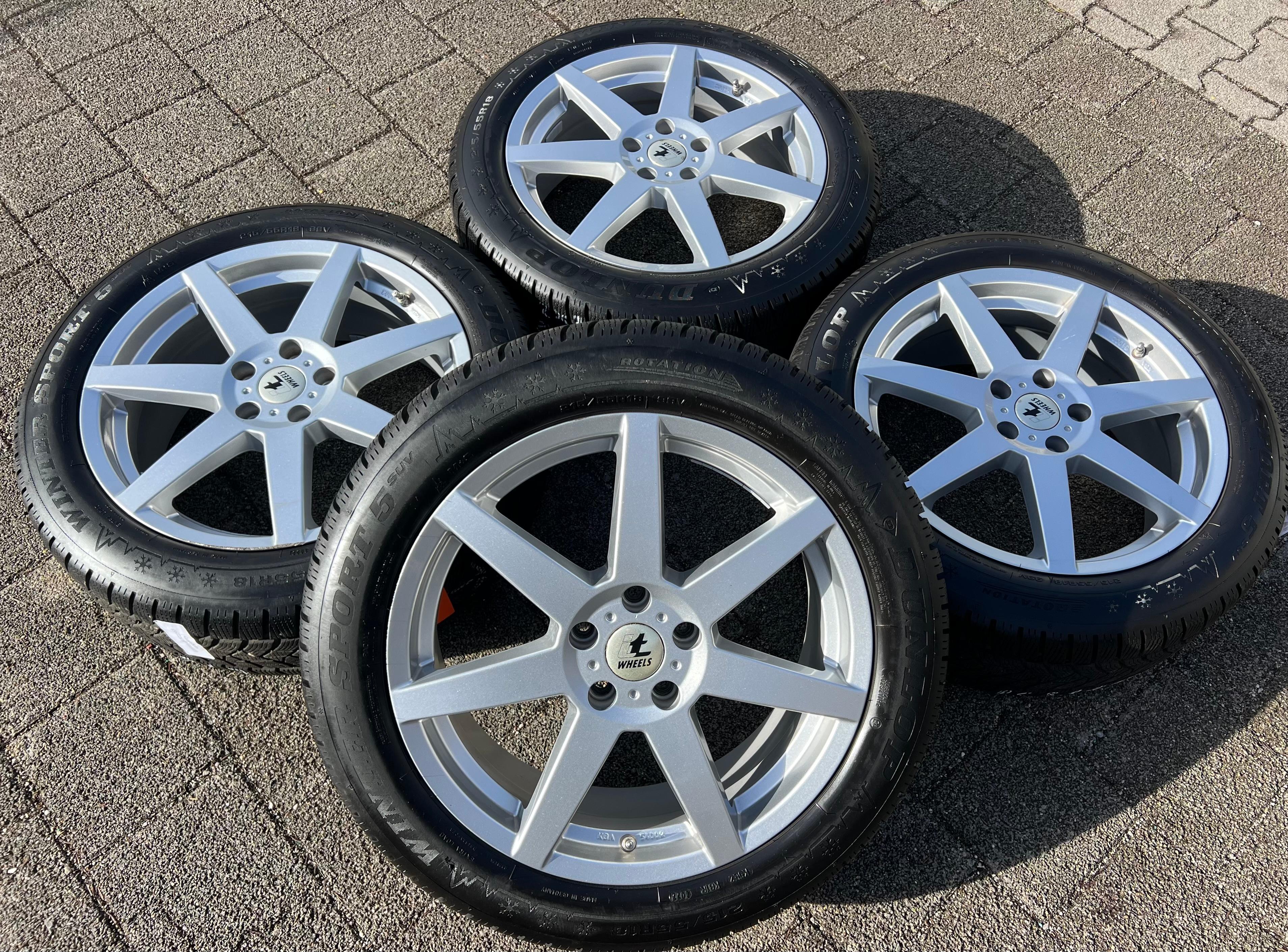 4 ALUFELGEN 18" VW GOLF ID3 ID.3 TOURAN SKODA OCTAVIA SEAT LEON AUDI A3 7,5x18 ET50