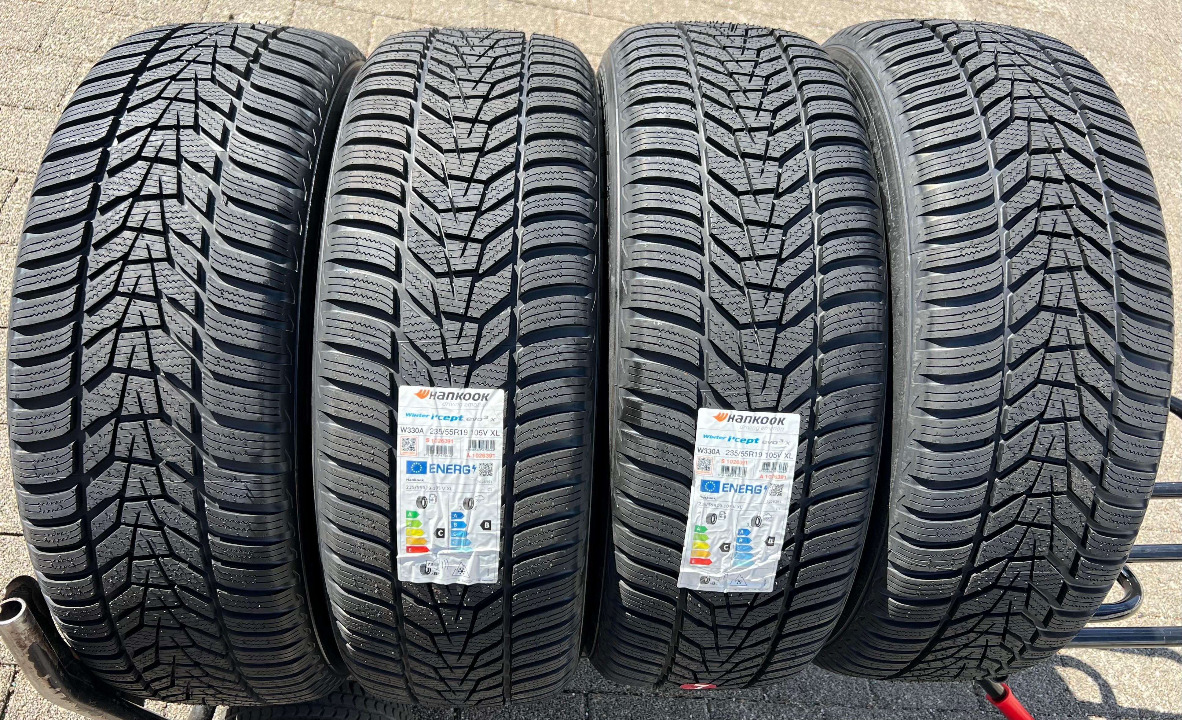 4 ruedas de invierno de aluminio originales de 19" para Hyundai Ioniq 5 NE Santa Fe 235/55R19 105V con RDKS 2021 Hankook NUEVAS