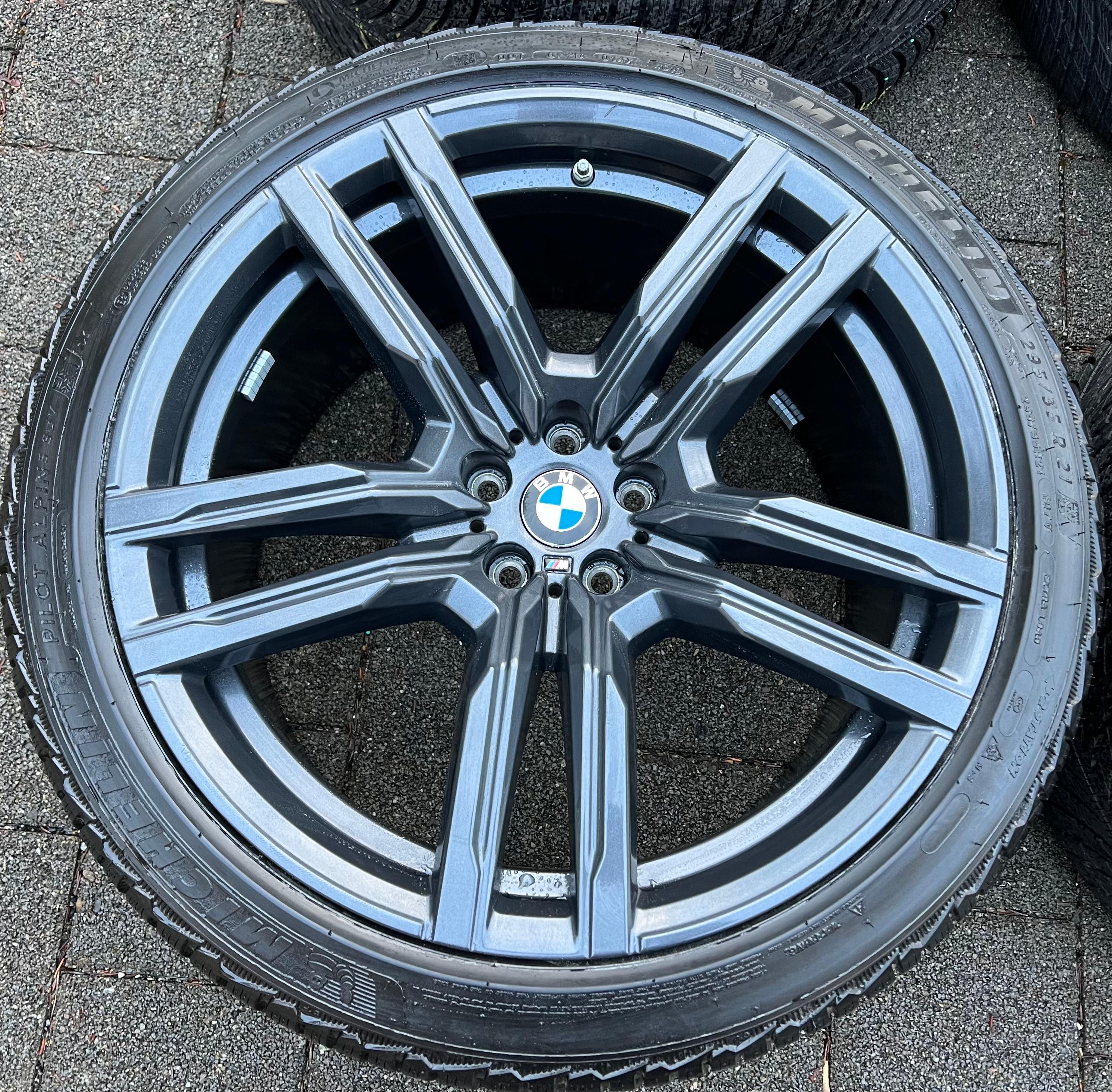4 ORIGINAL 21" ALU WINTERRÄDER BMW X5M F95 X6M F96 STYLING M808 295/35R21 107V FREIHAUS