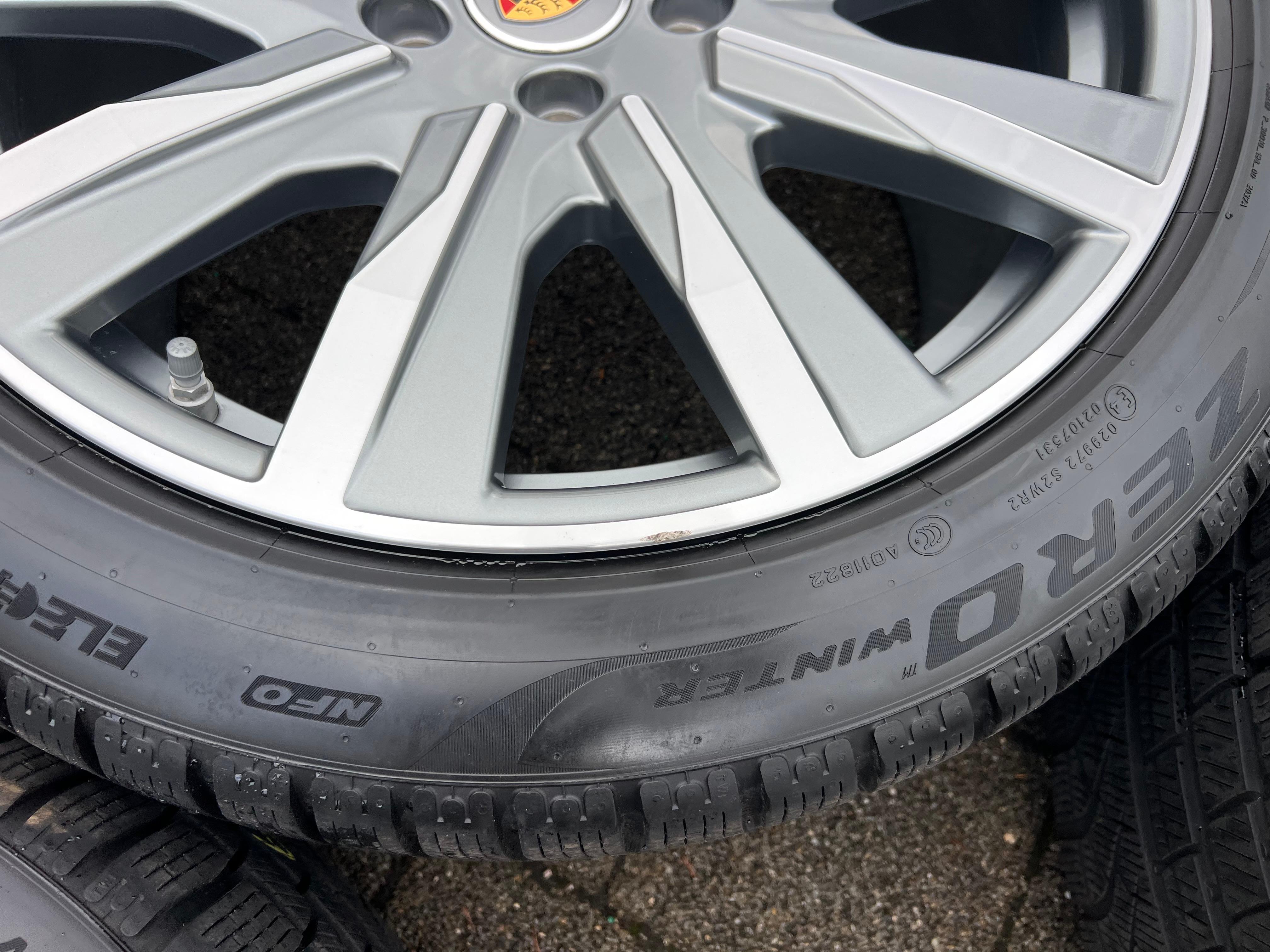 4 ORIGINELE 20" ALUMINIUM WINTERWIELEN PORSCHE TAYCAN TEQUIPMENT RDKS GRATIS VERZENDING