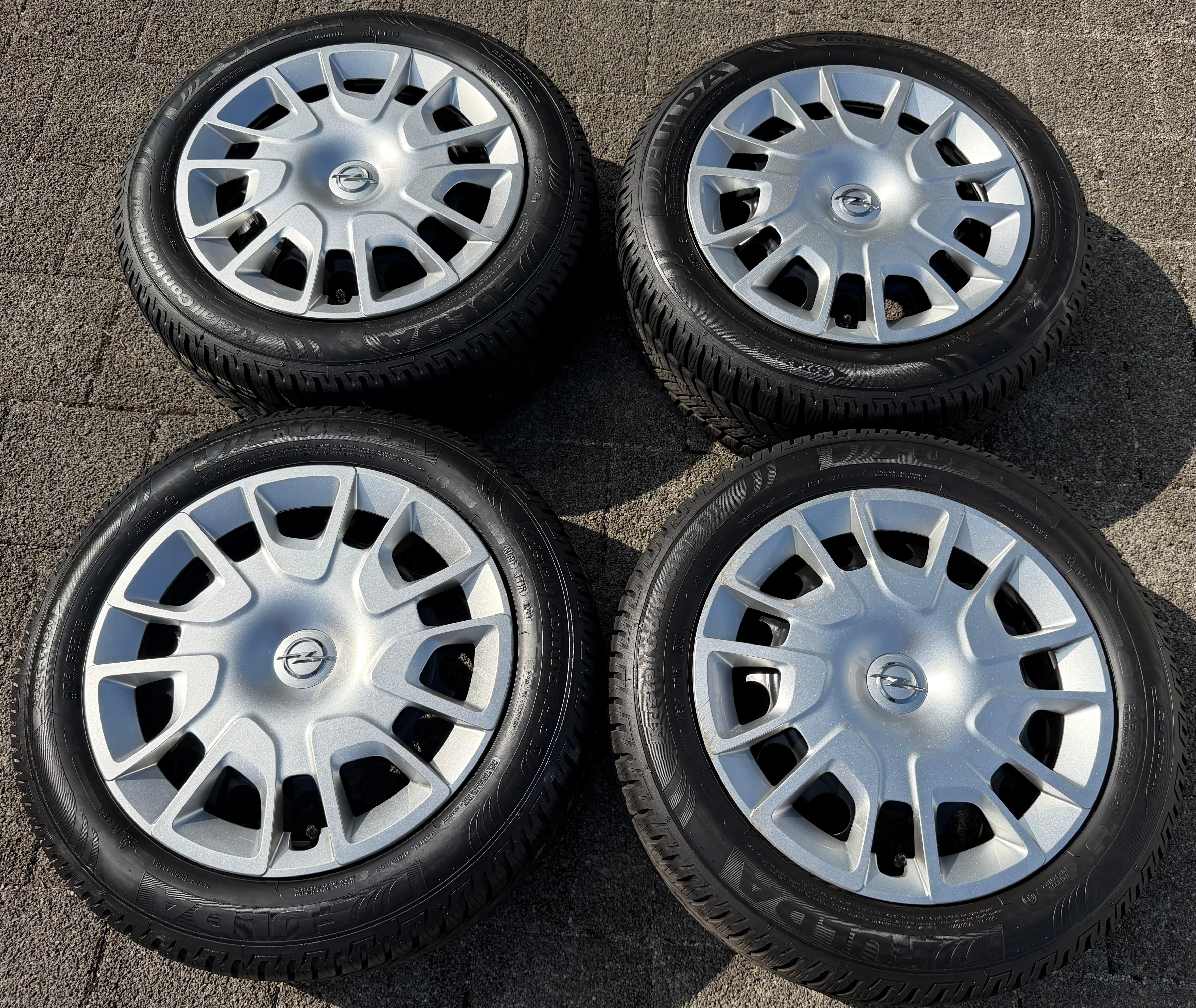 4 Original Winterräder Opel Astra L 205/55R16 91H Fulda 7x16 ET44