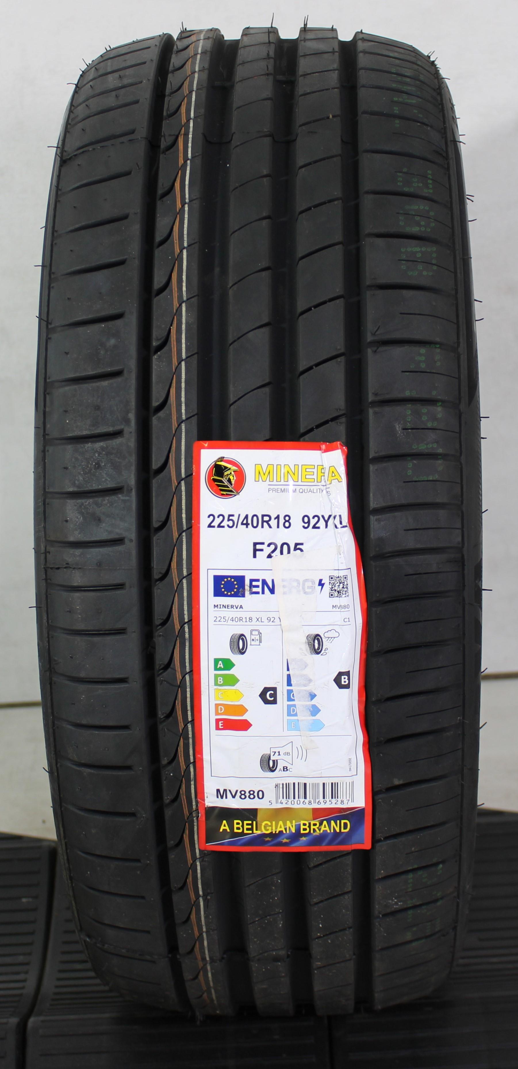 1 x 225/40R18 92Y Sommerreifen Minerva Radial F205 2021 XL NEU