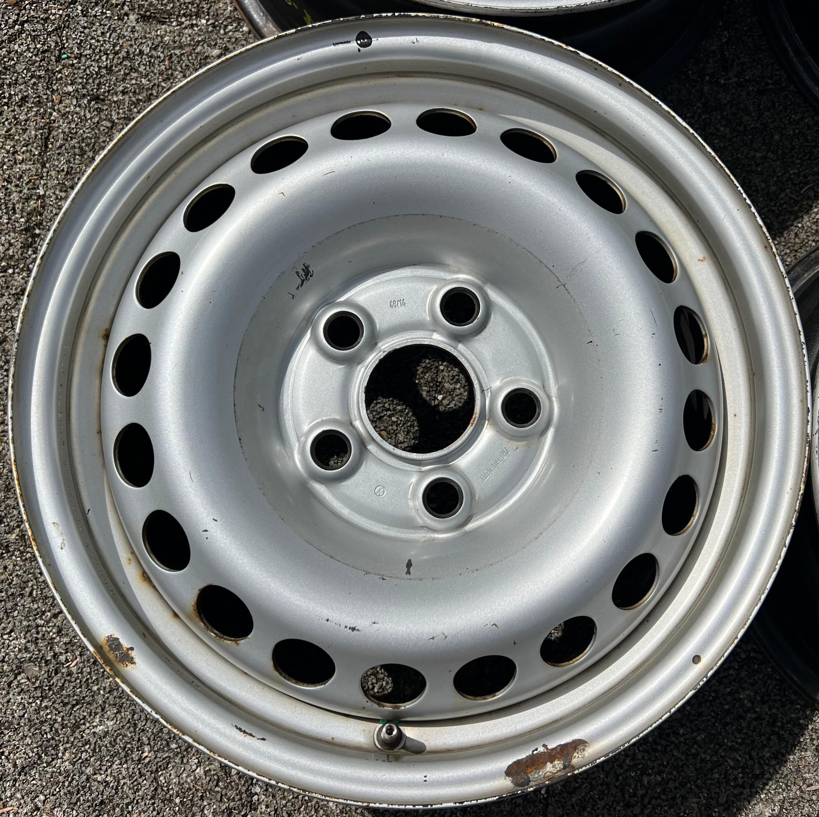 4 FELGEN 16" STAHLFELGEN VW BUS T5 T6 6,5x16 ET51 5x120 5x120 FREIHAUS