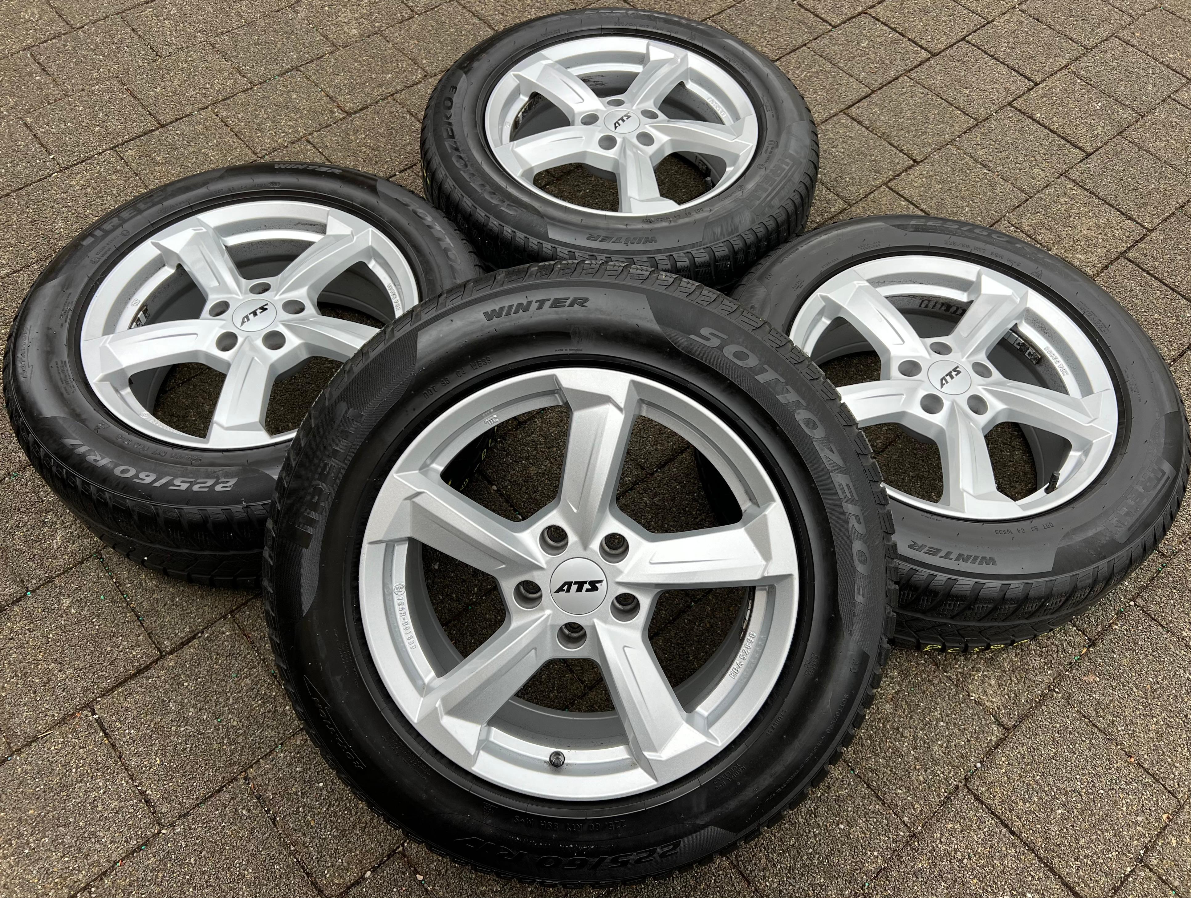 4 ROUES D'HIVER ALU AUDI A6 C8 F2 225/60R17 99H PIRELLI 2021 GRATUIT