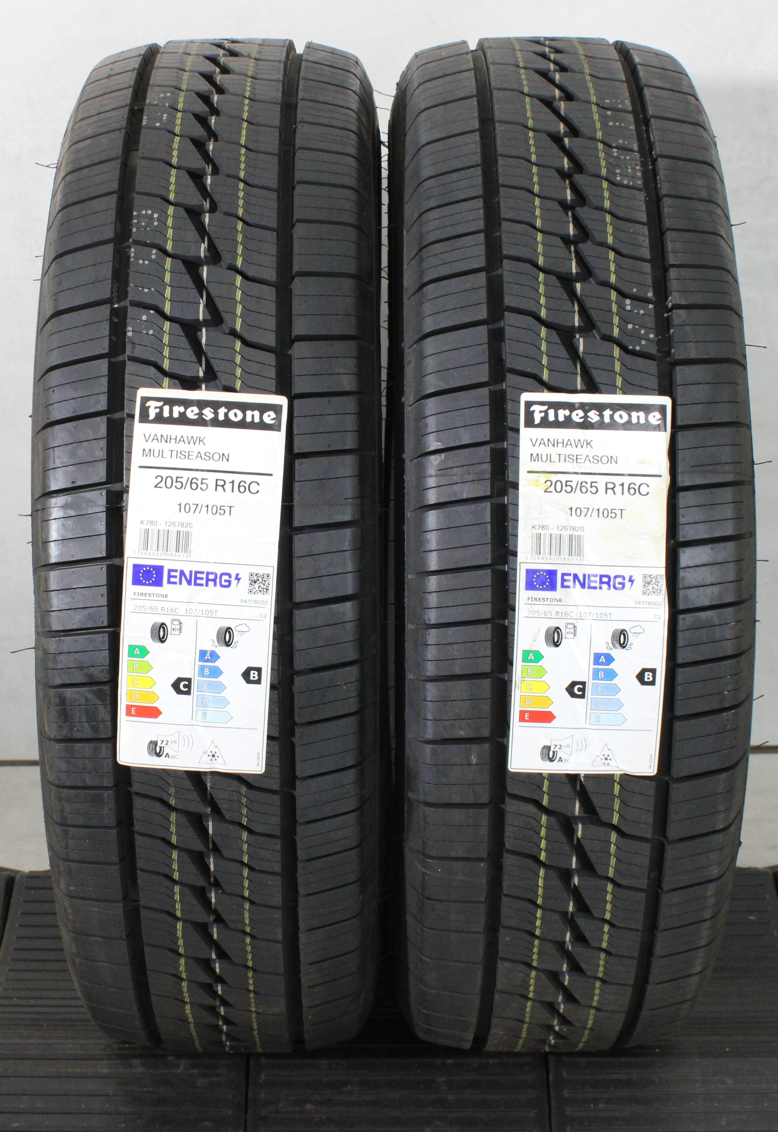2 x 205/65R16C 107/105T Ganzjahresreifen Firestone VanHawk Multiseason  2025
