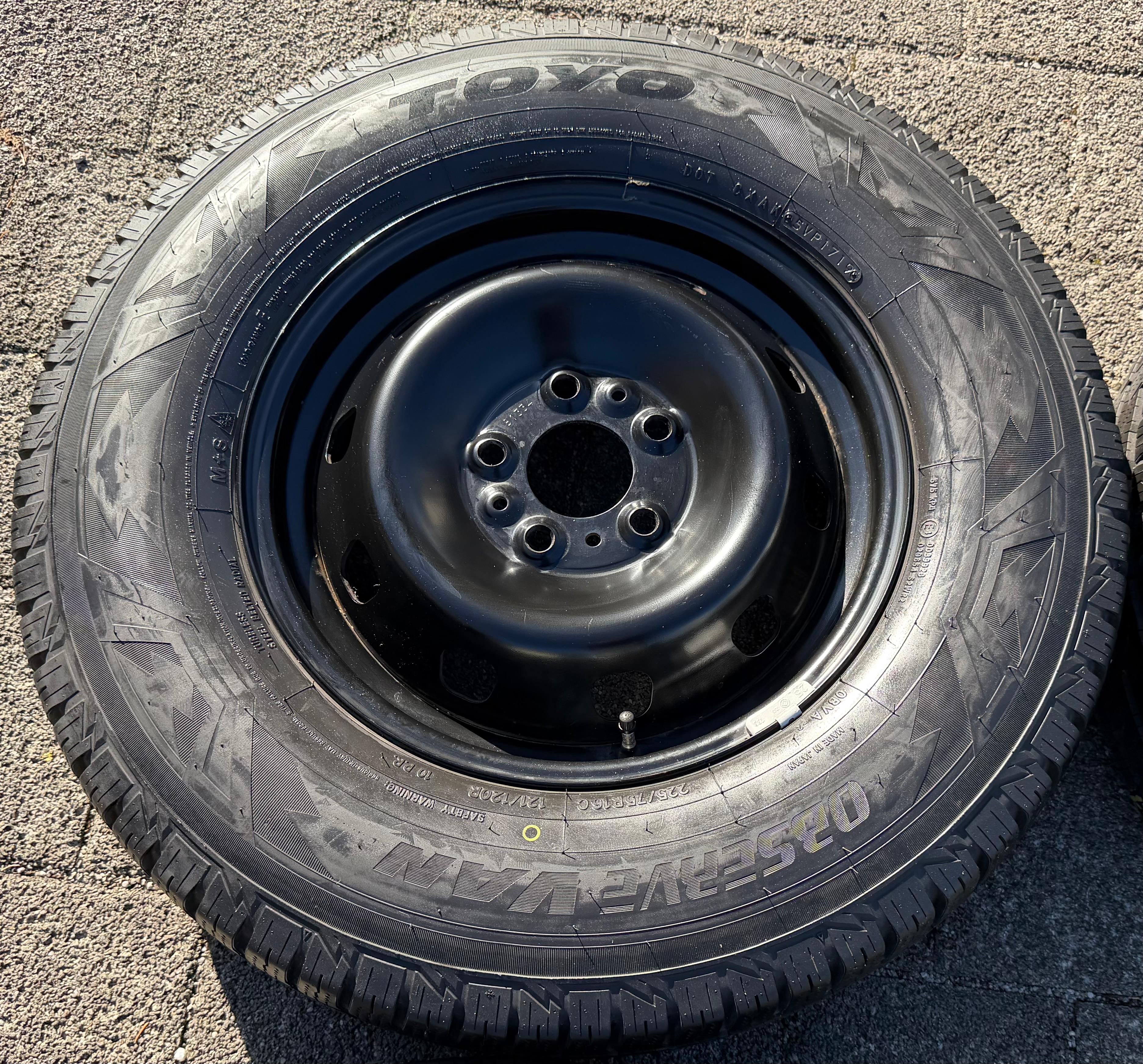 4 Winterräder Peugeot Boxer Fiat Ducato Citroen Jumper 5x118 225/75R16C 121/120R