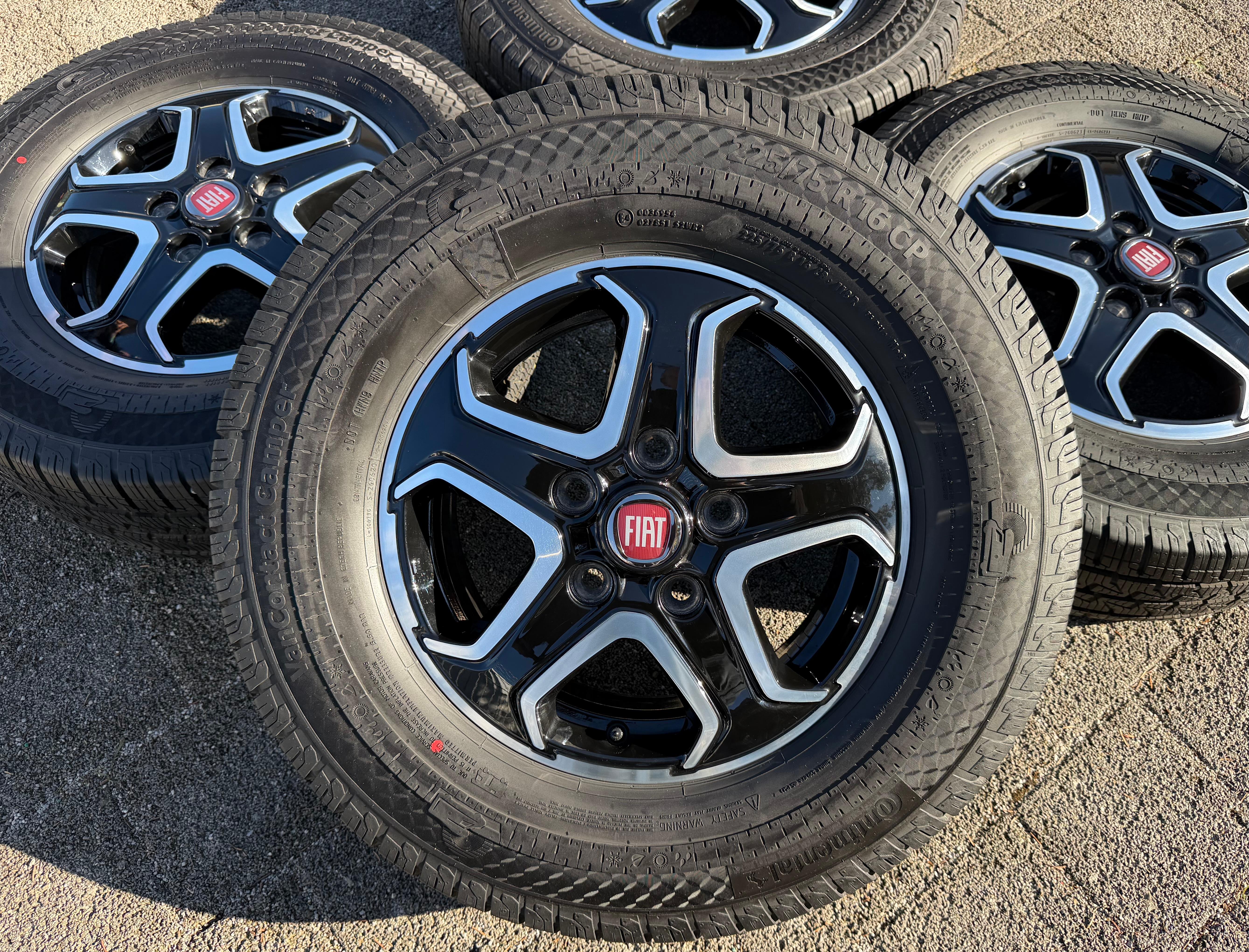 4 Original Alu Ganzjahresräder Fiat Ducato Maxi 225/75R16CP 118R Allwetterreifen 1399644080