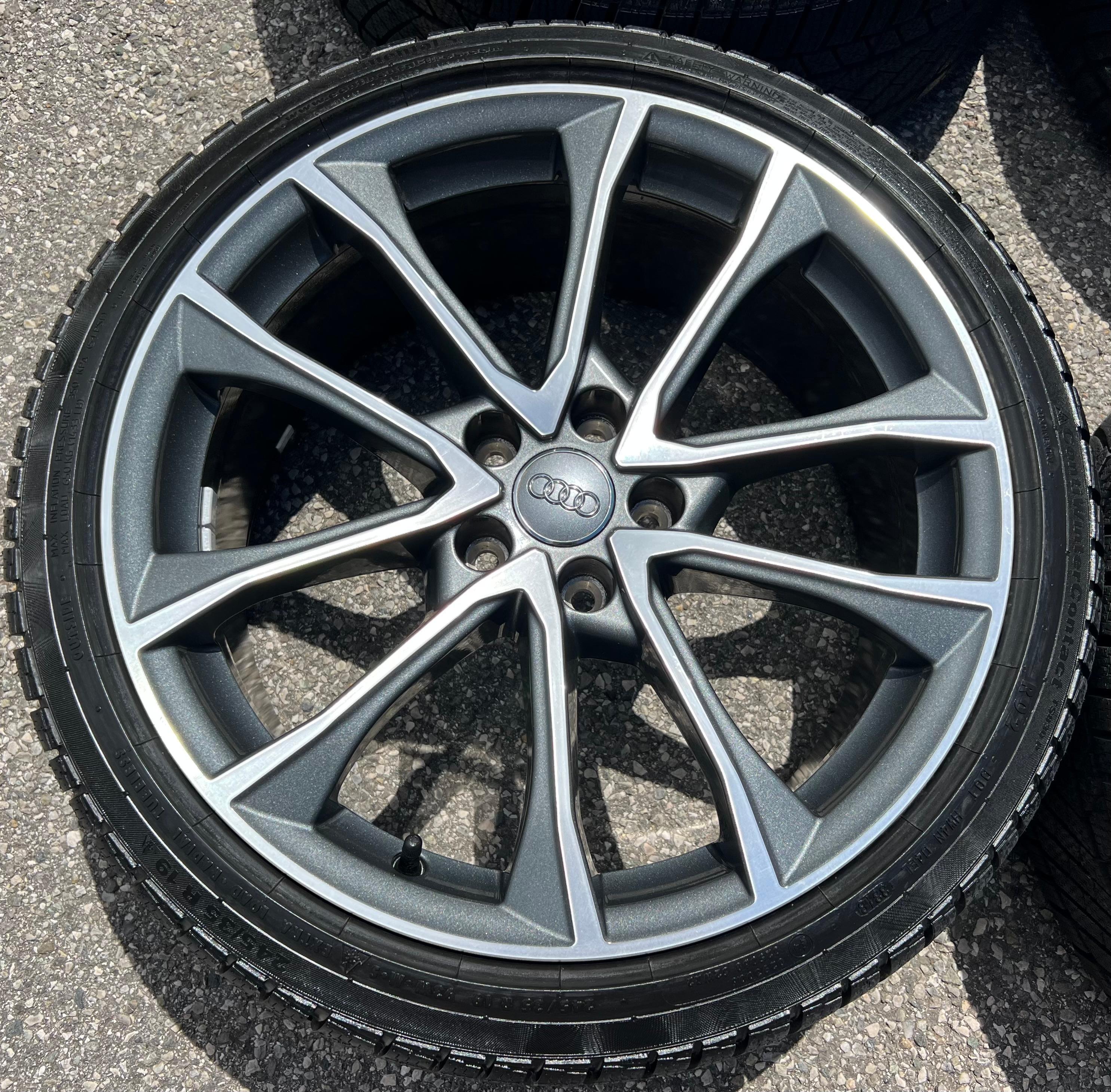 4 ROUES D'HIVER ORIGINALES 19" EN ALUMINIUM AUDI A4 S4 8W B9 8W0601025BF 245/35R19 93W CONTI