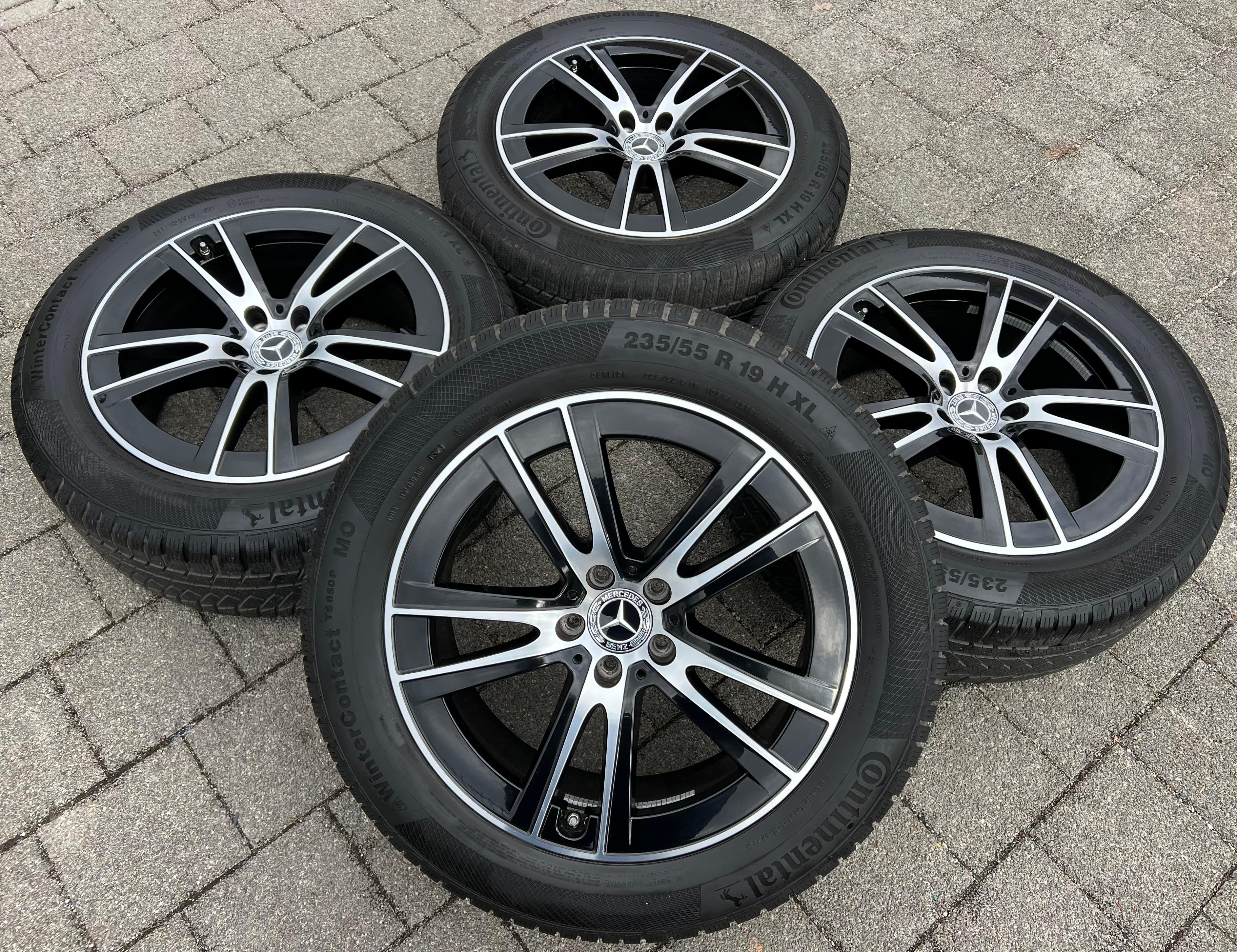 4 ORIGINAL 19" ALU WINTERRÄDER MERCEDES GLC X254 W254 A2544015700 2023 RDKS