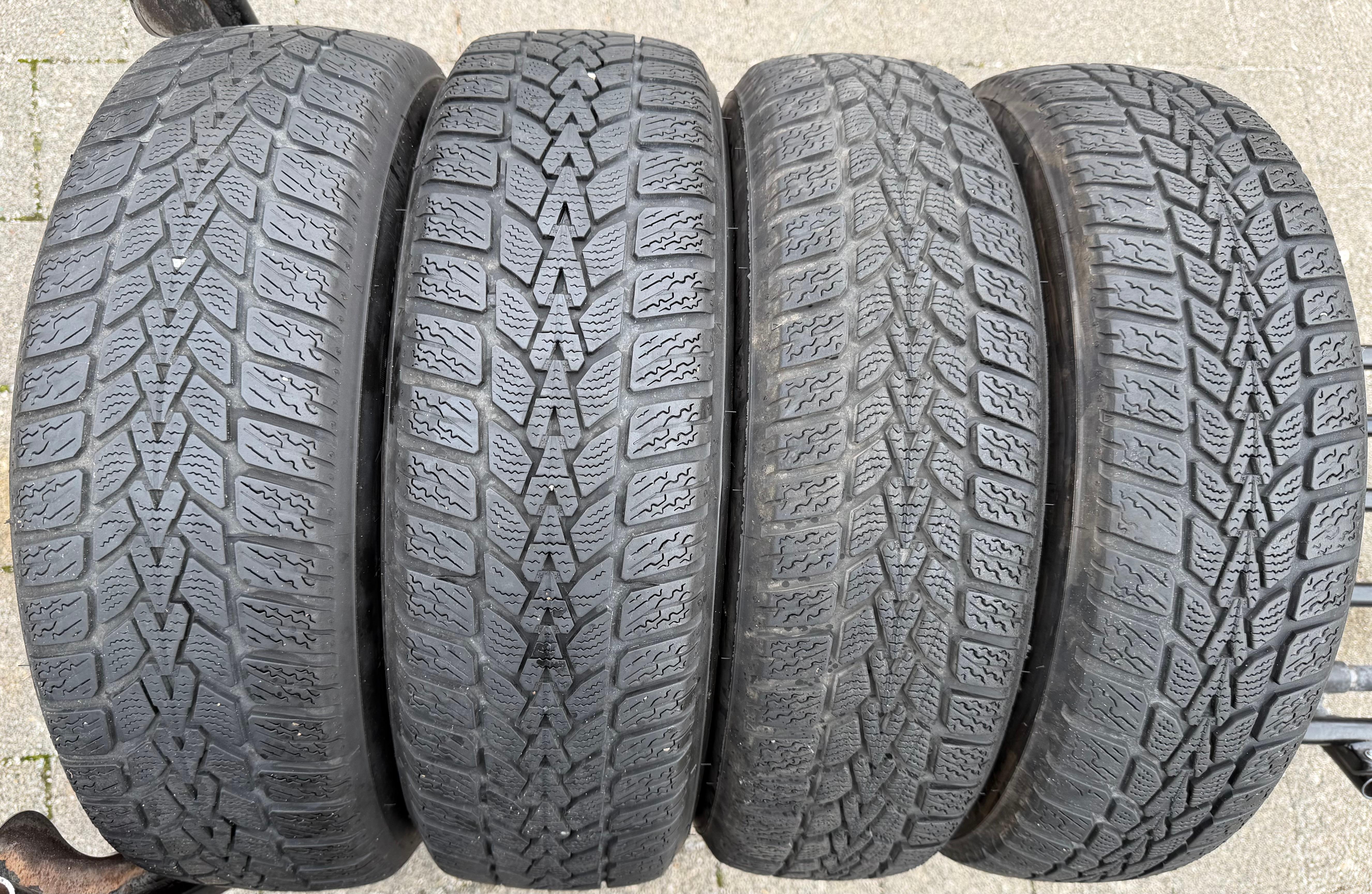 4 originele winterwielen Smart 453 165/65R15 81T 185/60R15 84T Dunlop RDKS 2019