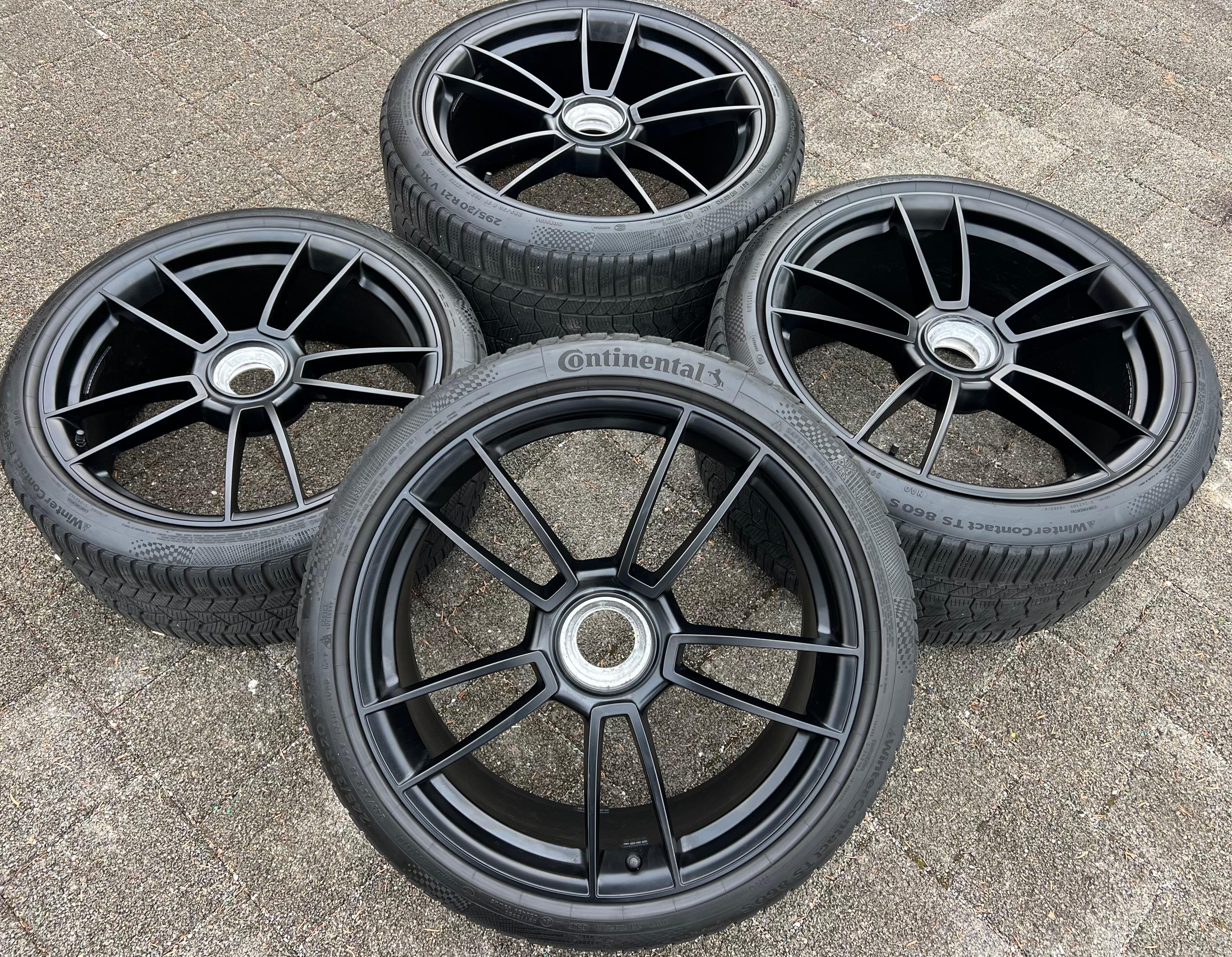 4 ORIGINELE 20" 21" ALUMINIUM VELGEN PORSCHE 911 GTS 992 992601025AT 992601025AC TPMS