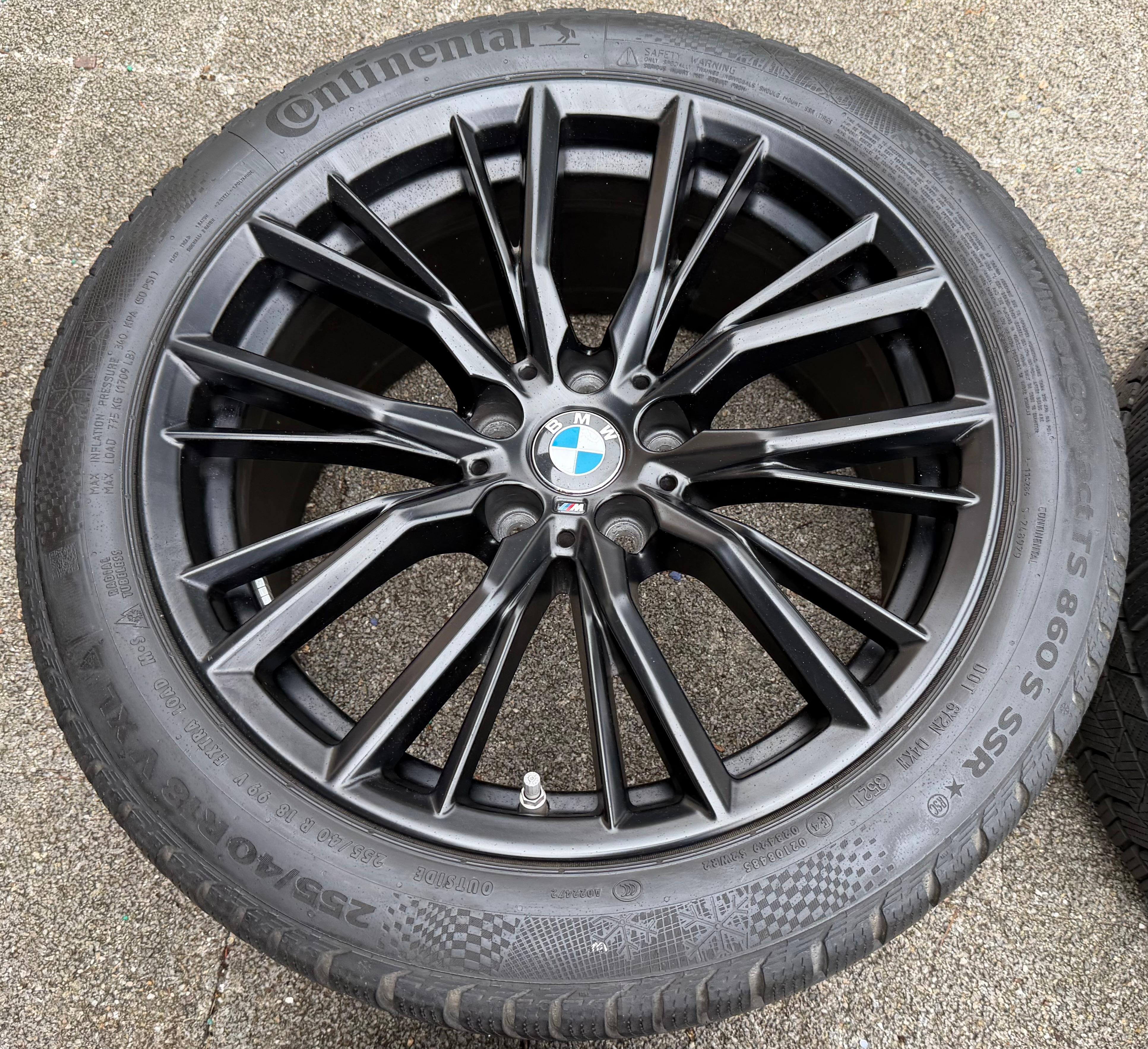 4 Original 18" Alu Winterräder BMW 3ER Reihe G20 G21 4ER G22 G23 2ER G42 M796 RDKS